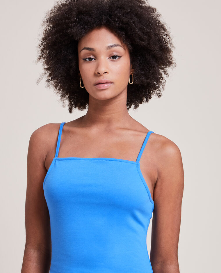 Robe midi moulante bleu - Pimkie