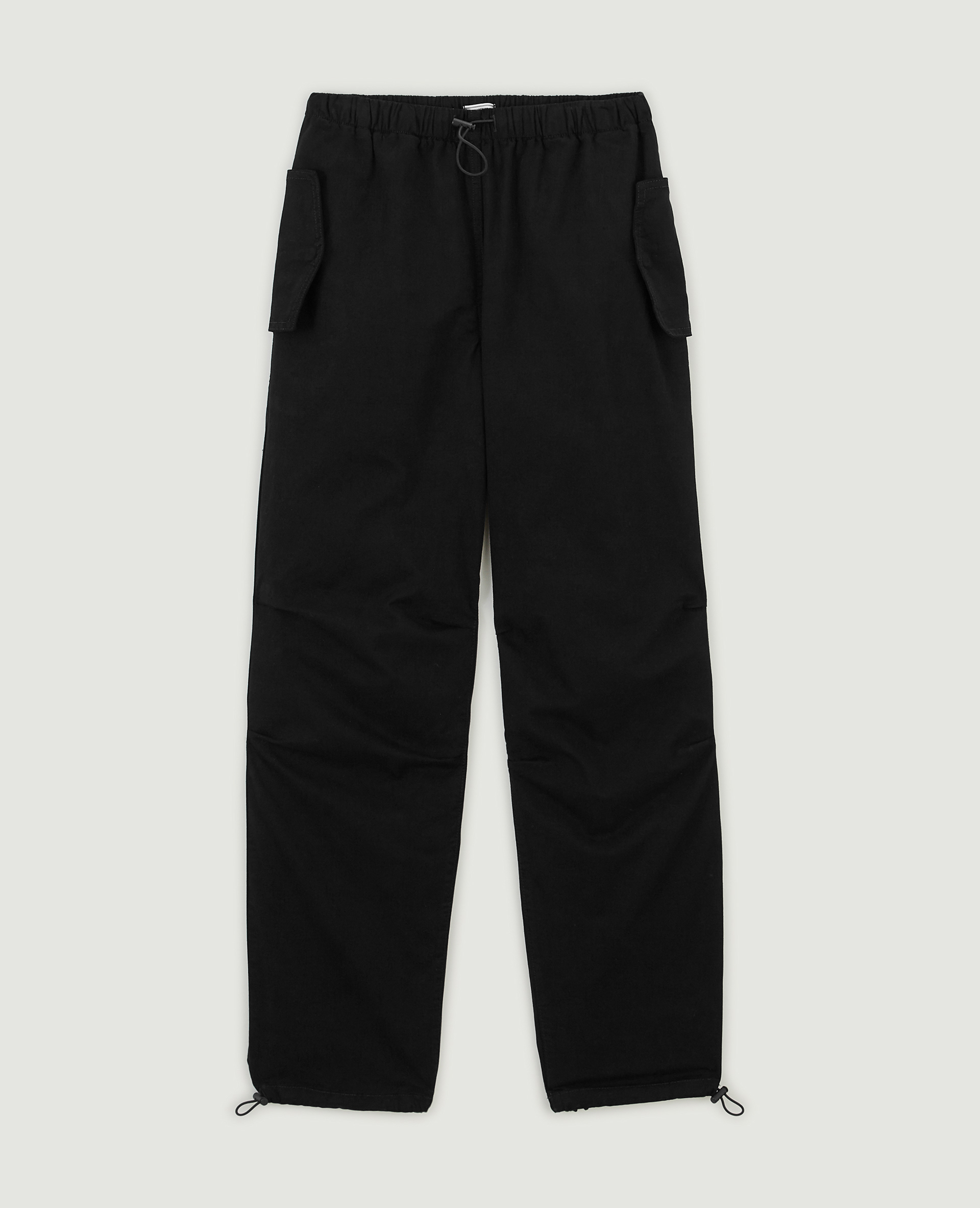 Pantalon parachute multipoche noir - Pimkie