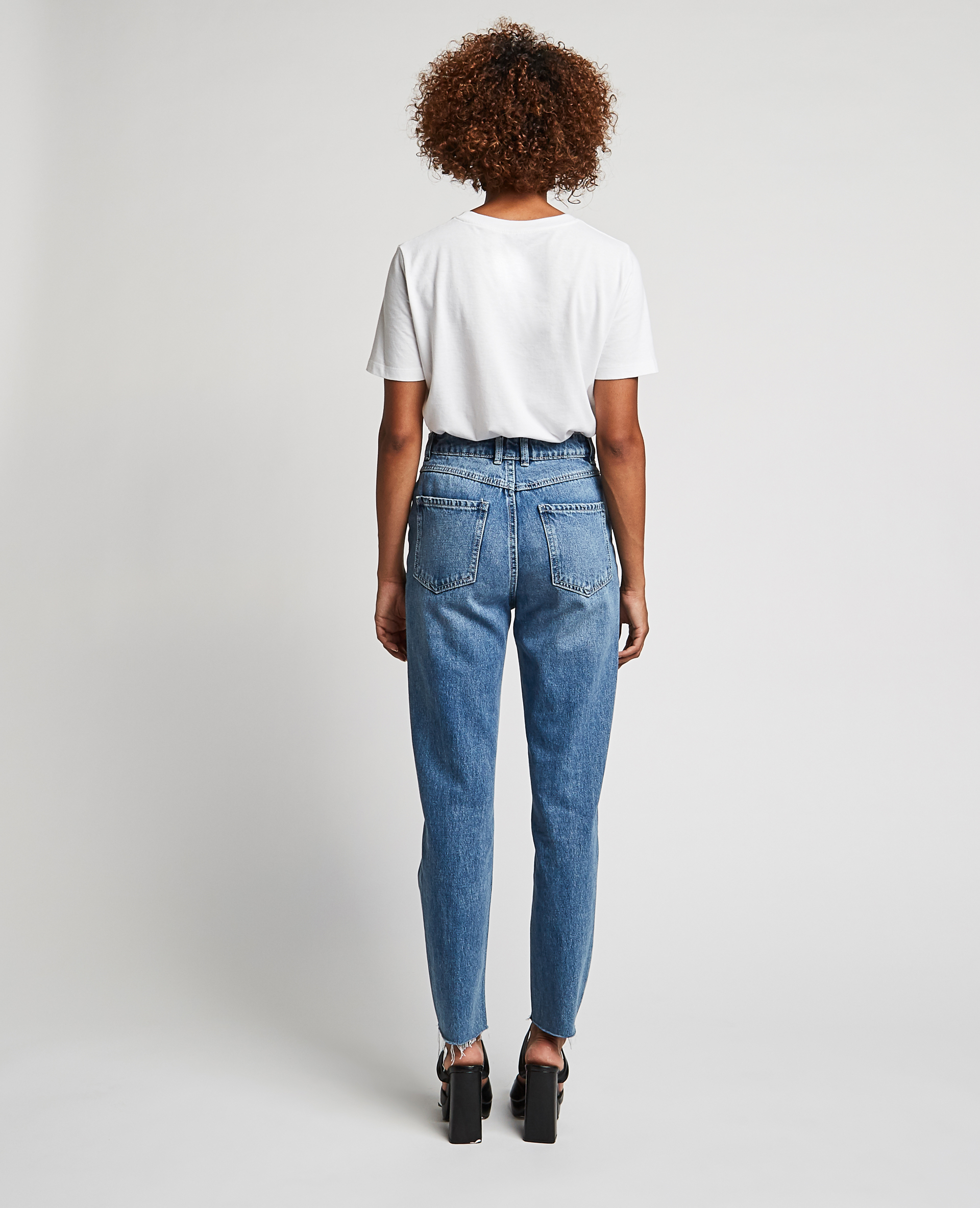 Jean taille haute bleu denim - Pimkie