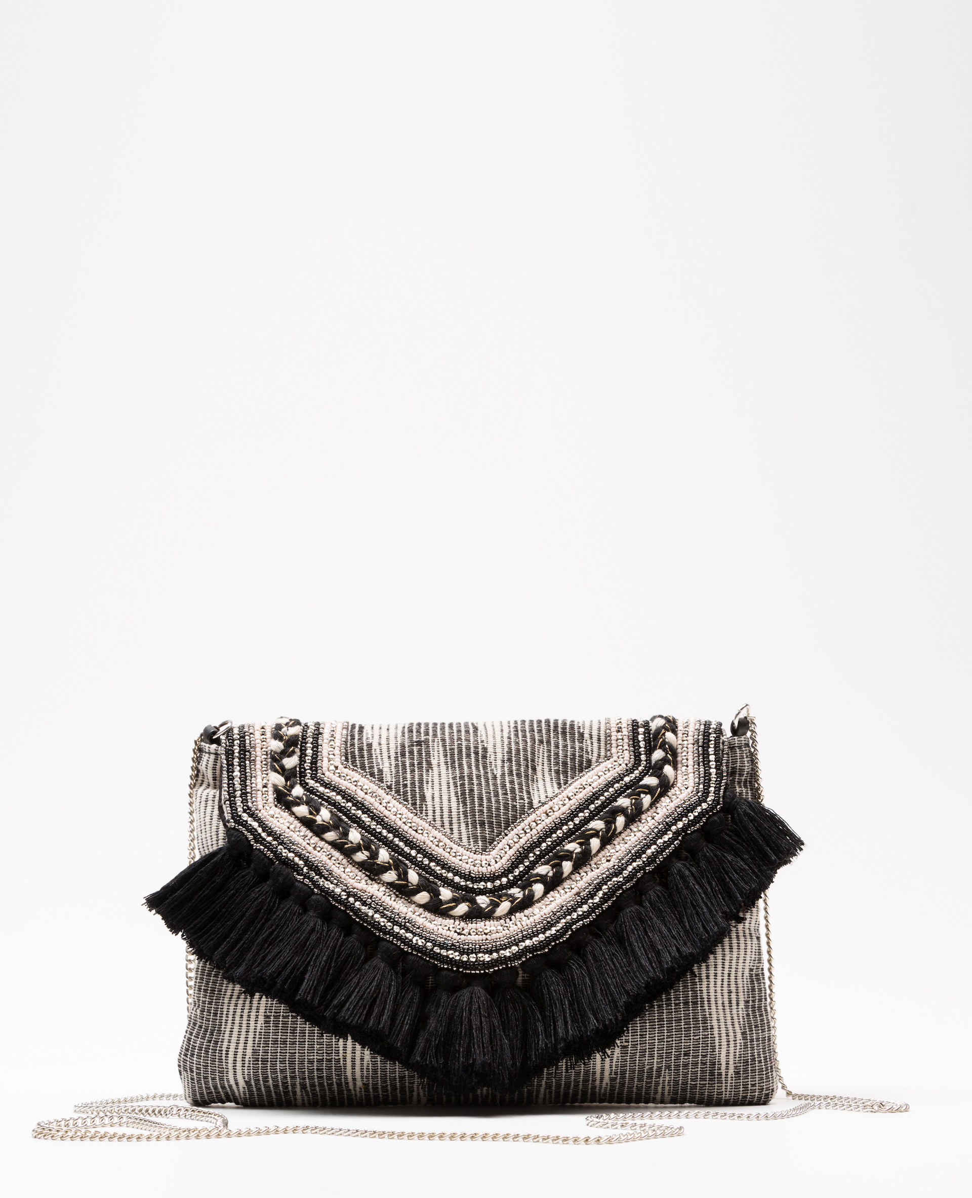 Pochette sales perles ethnique