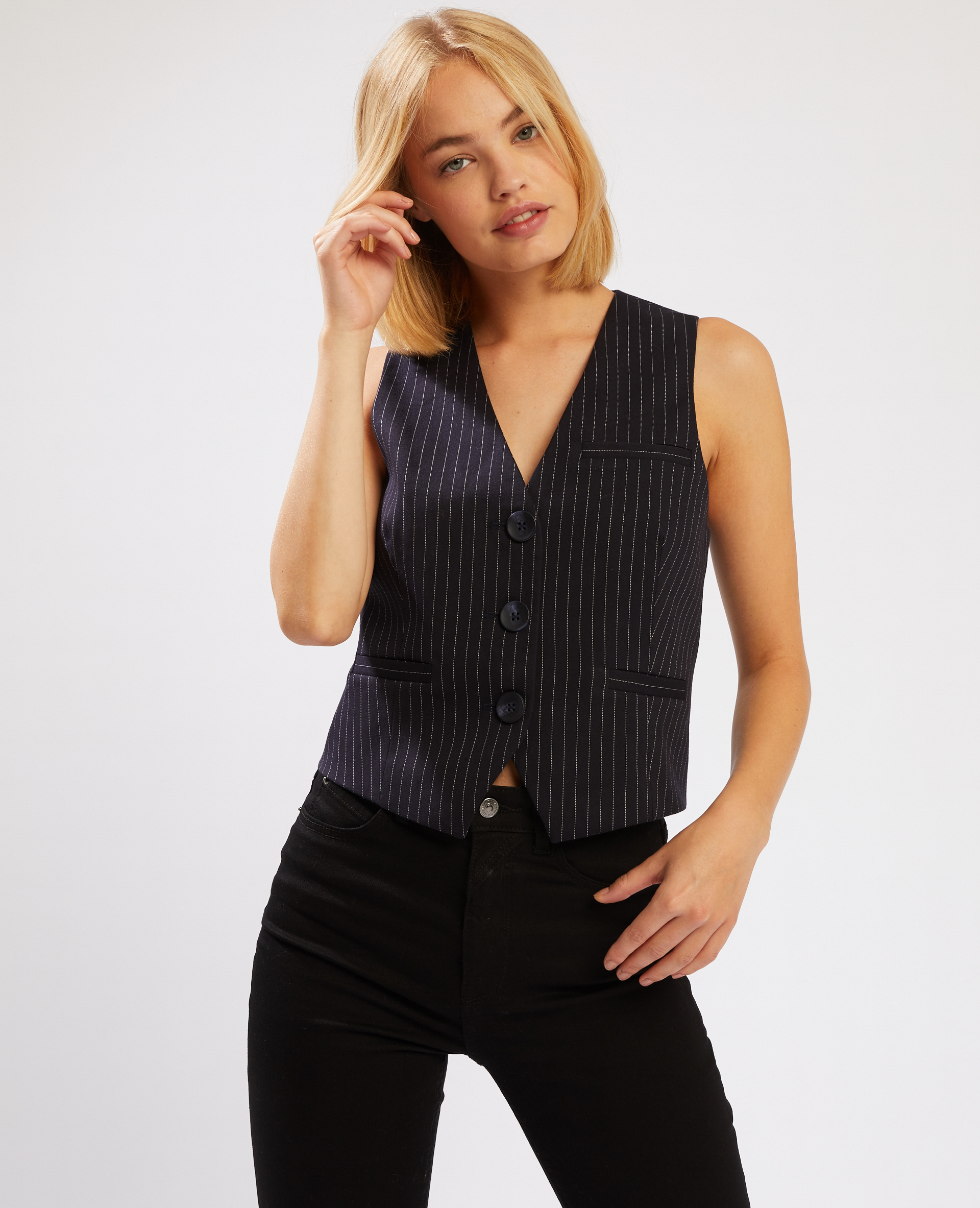 Gilet barman femme best sale zara