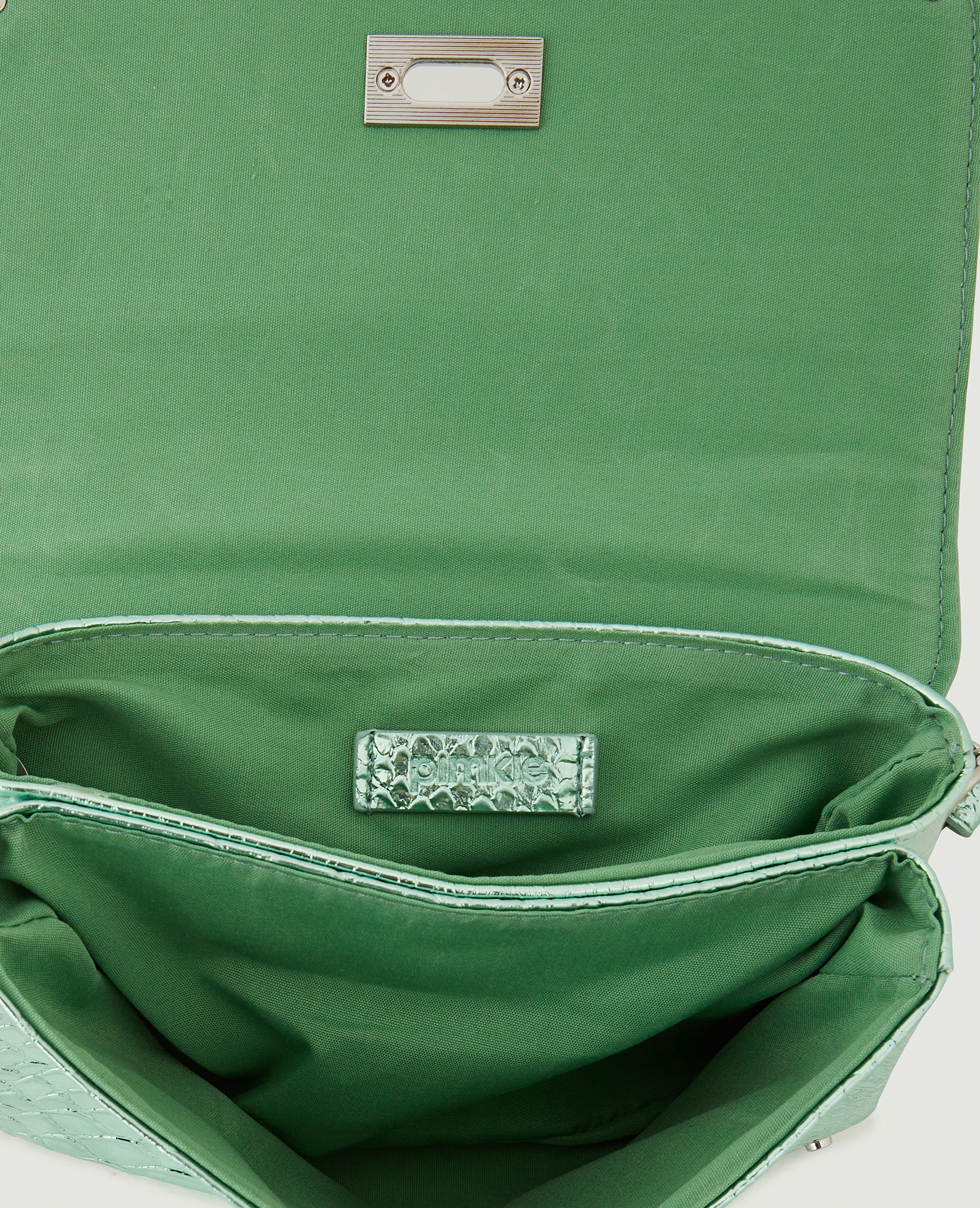 Sac pochette avec chaine vert anis - Pimkie