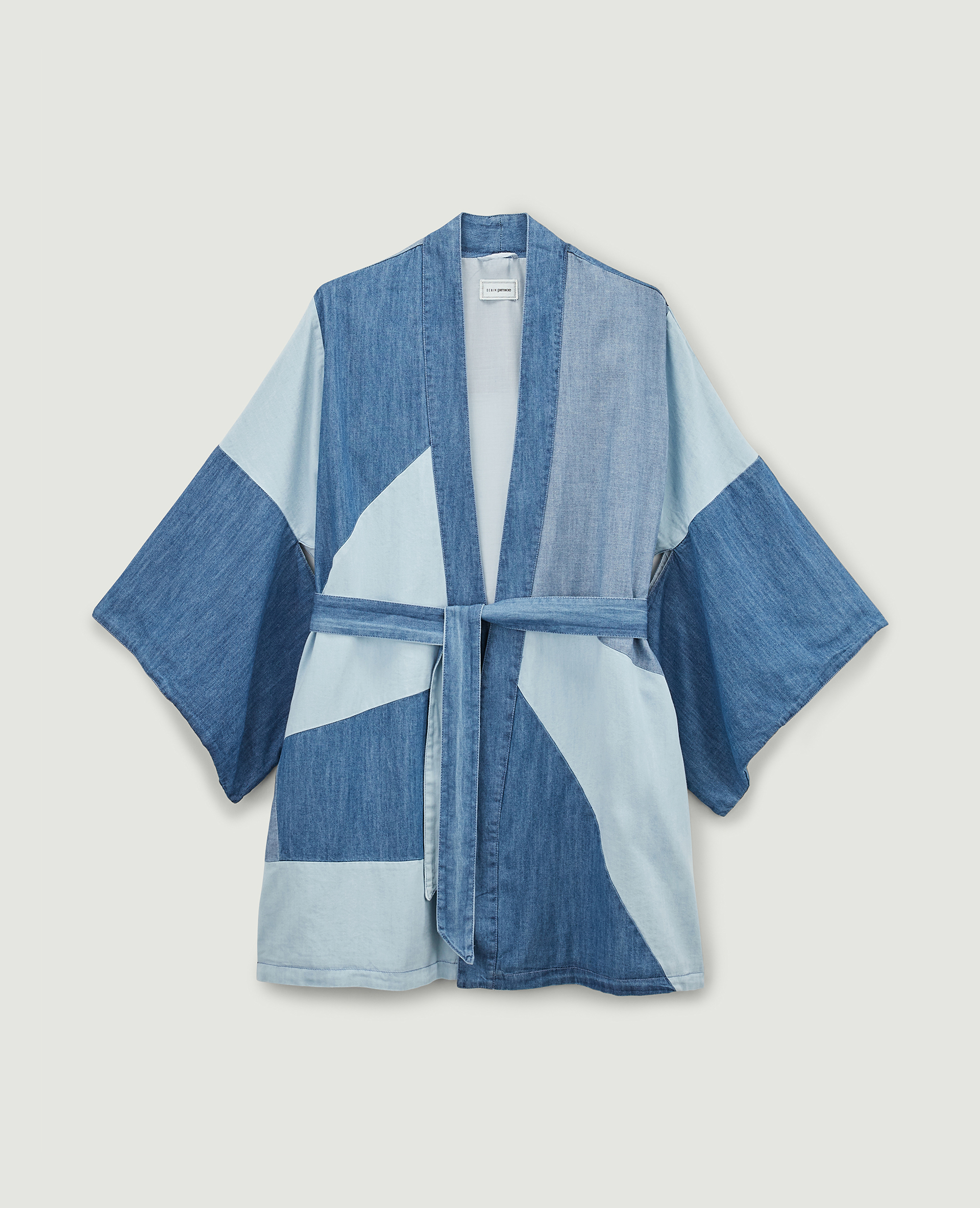 Kimono en jean 3 couleurs blanc - Pimkie