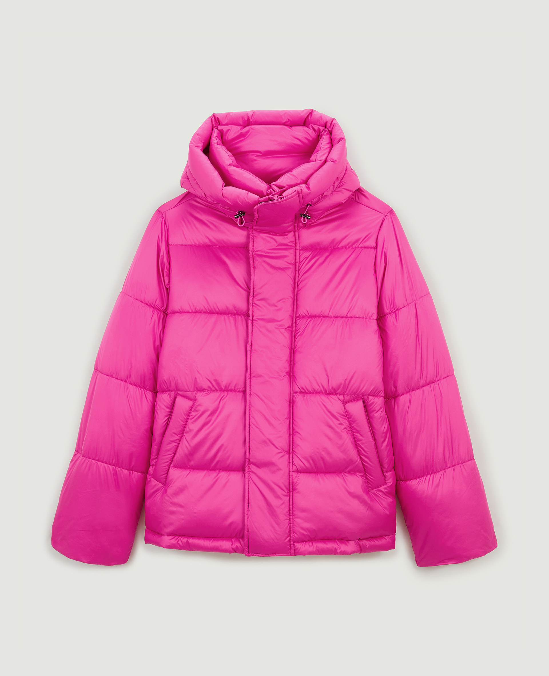 Doudoune à capuche rose - Pimkie