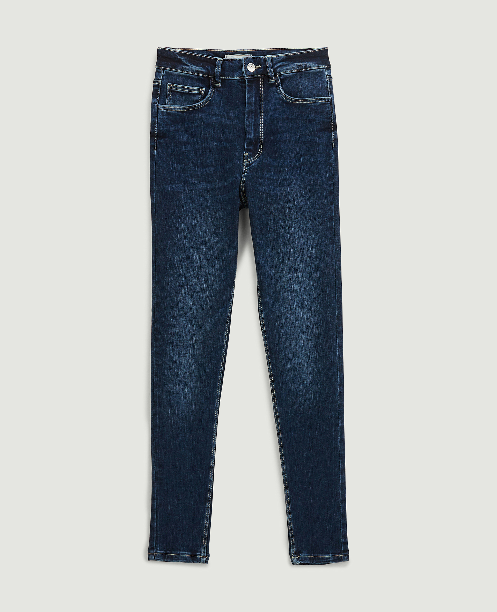 Jean skinny taille haute bleu marine - Pimkie