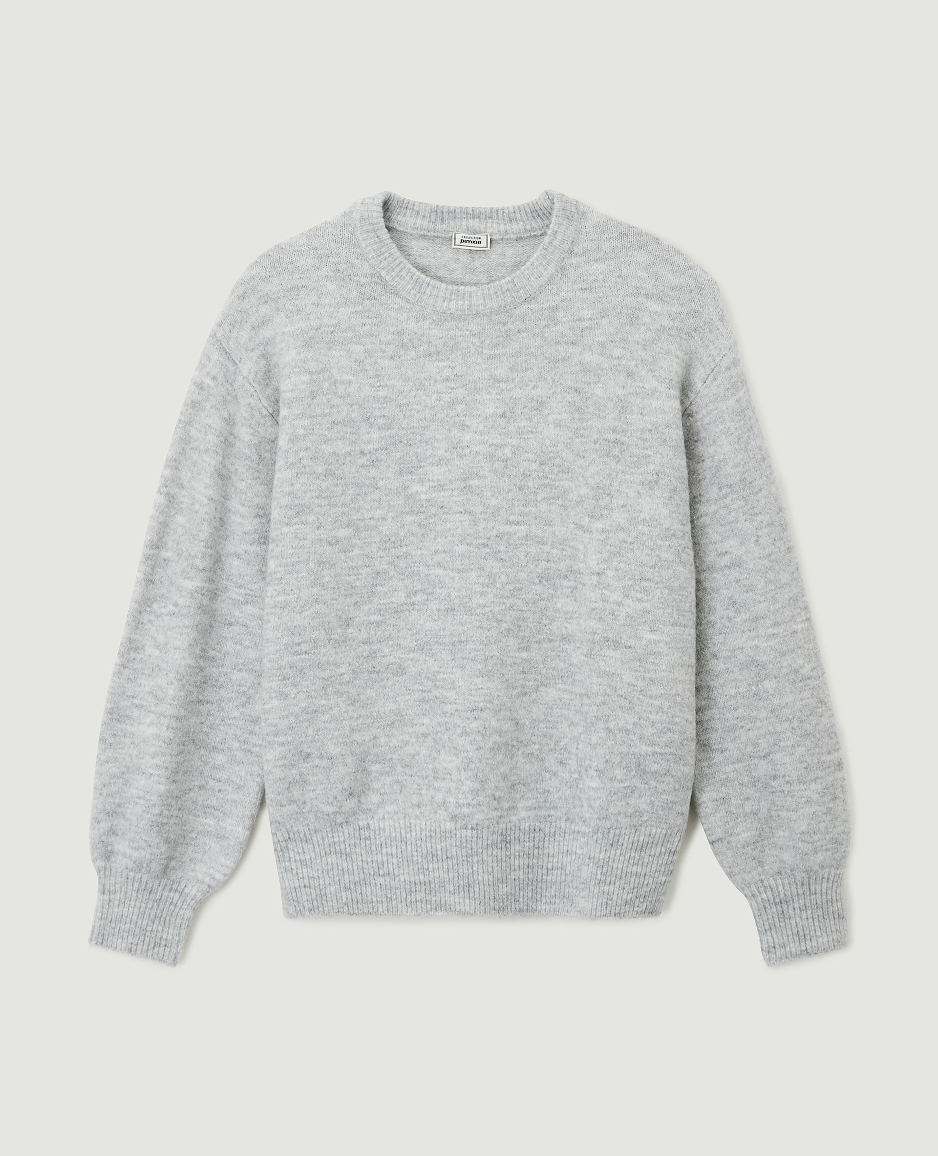 Pull en maille gris chiné - Pimkie