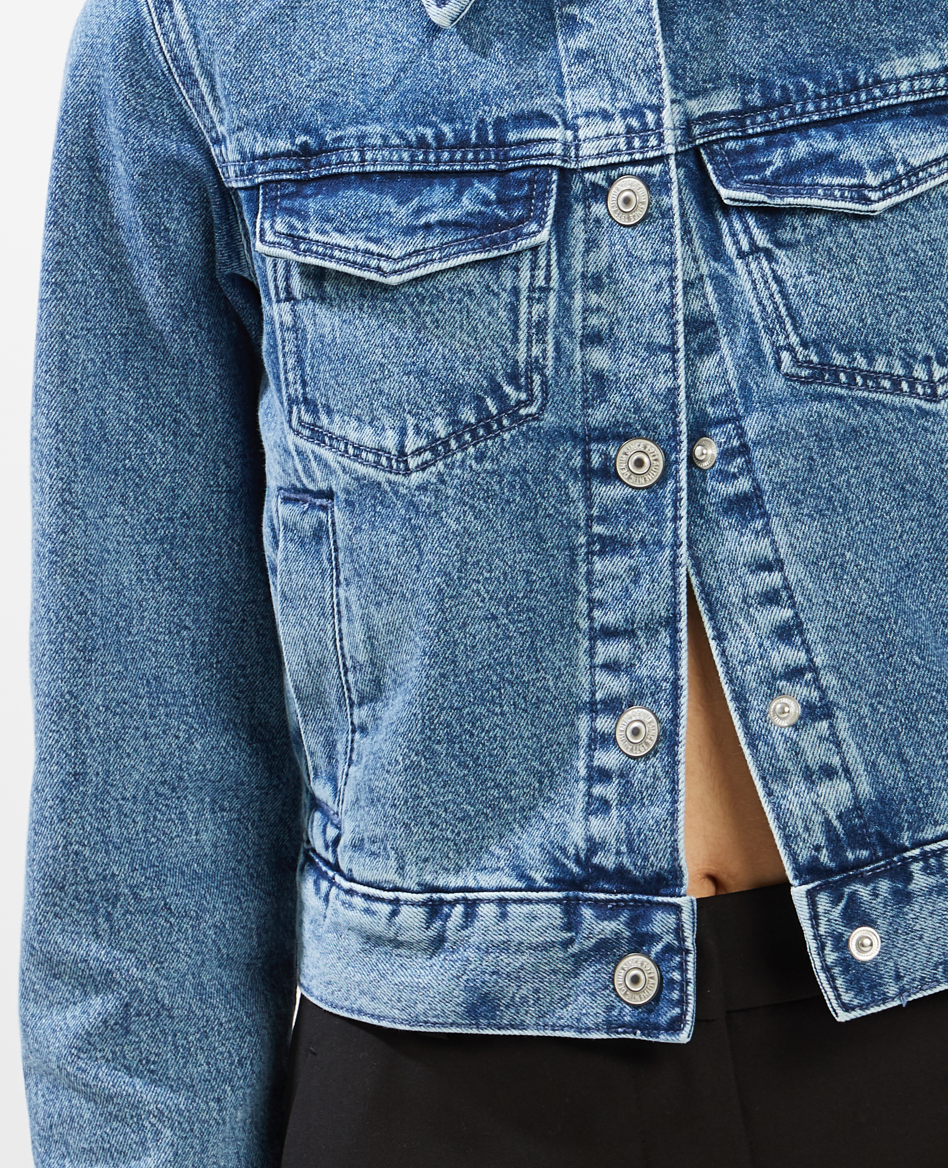 Veste courte en jean bleu - Pimkie