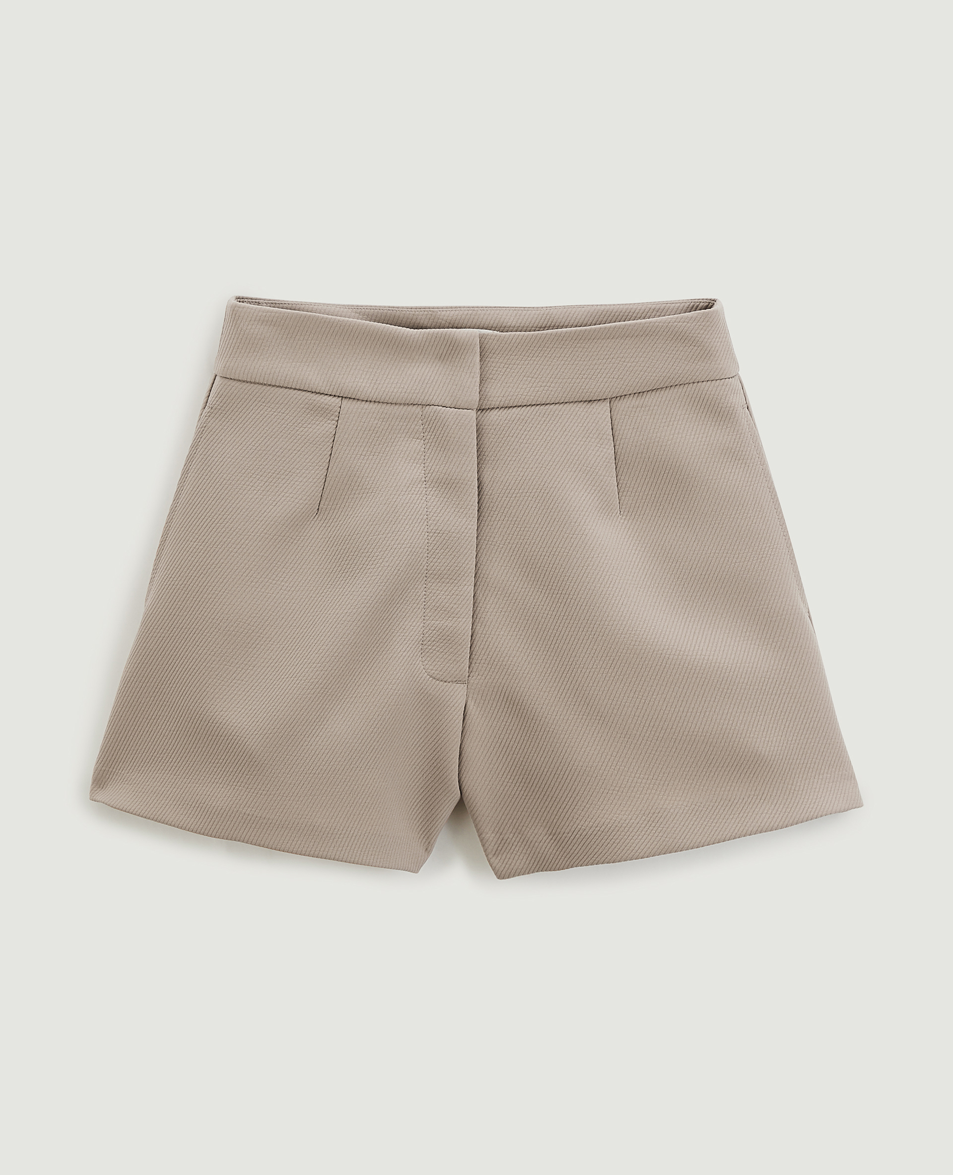 Short taille haute tissu texturé marron - Pimkie