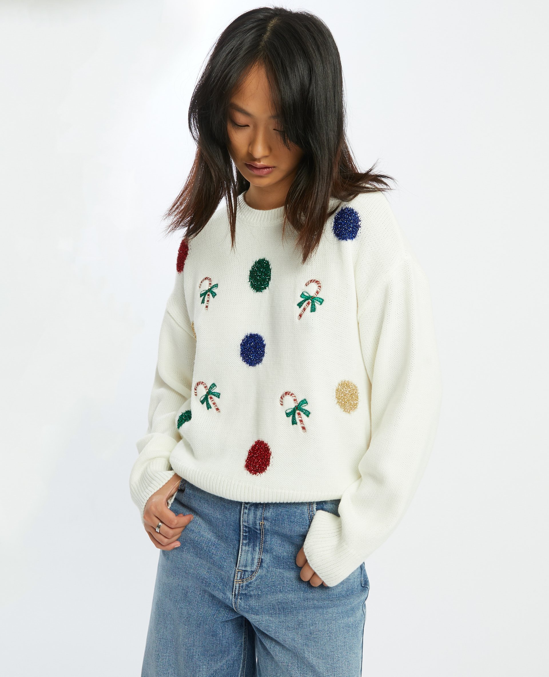 Motif pull noel shop