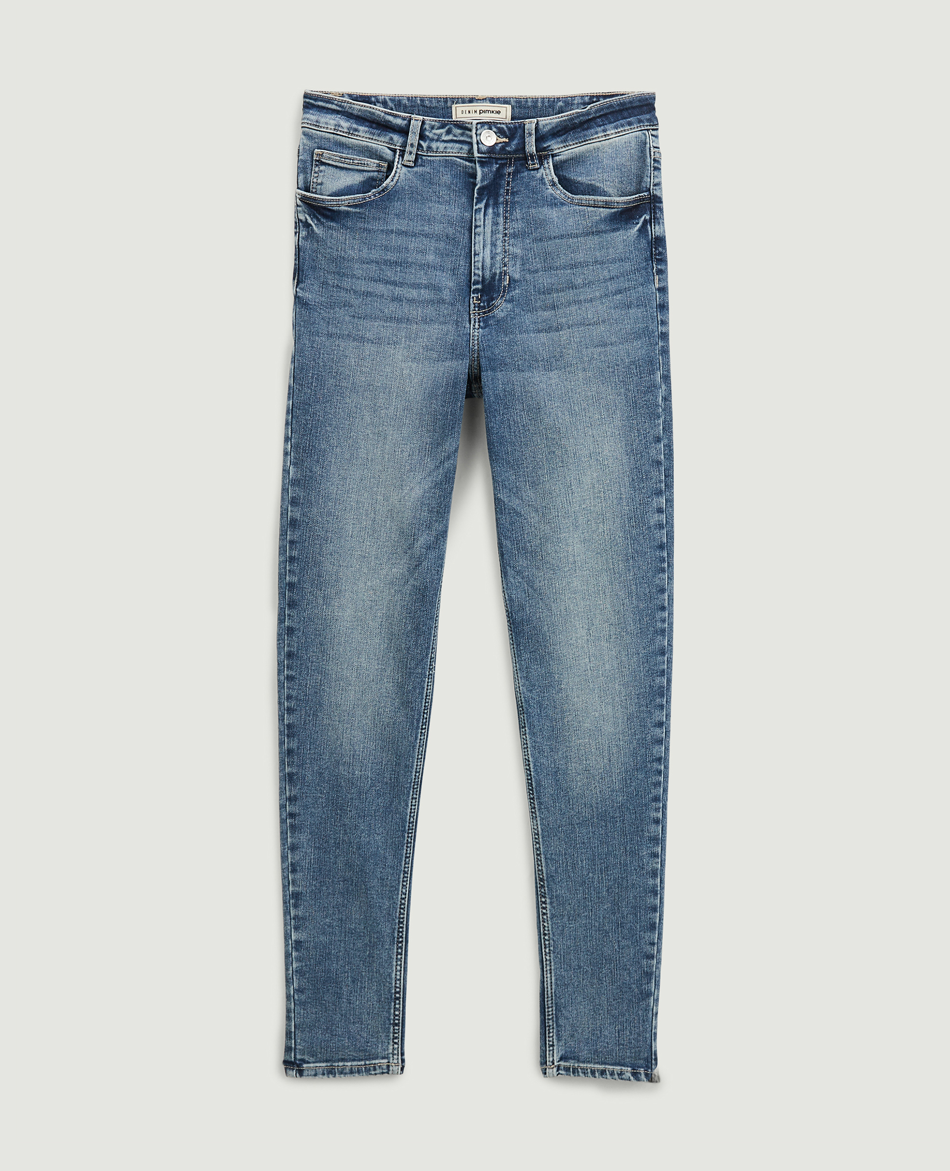 Jean skinny taille haute bleu - Pimkie
