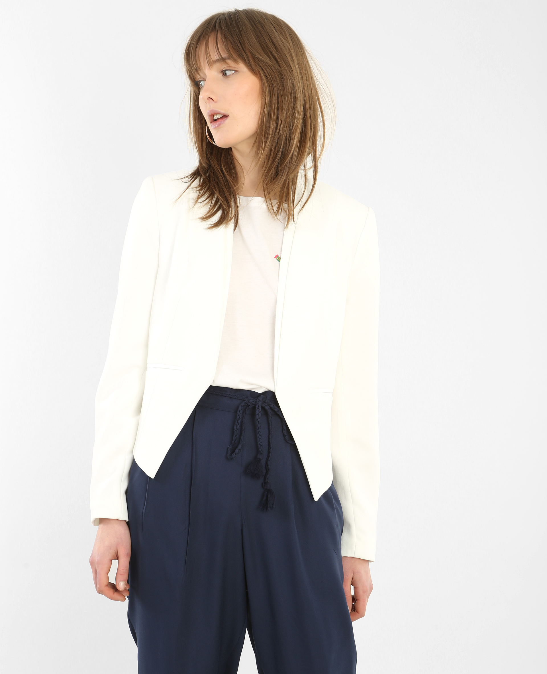 Blazer court femme clearance