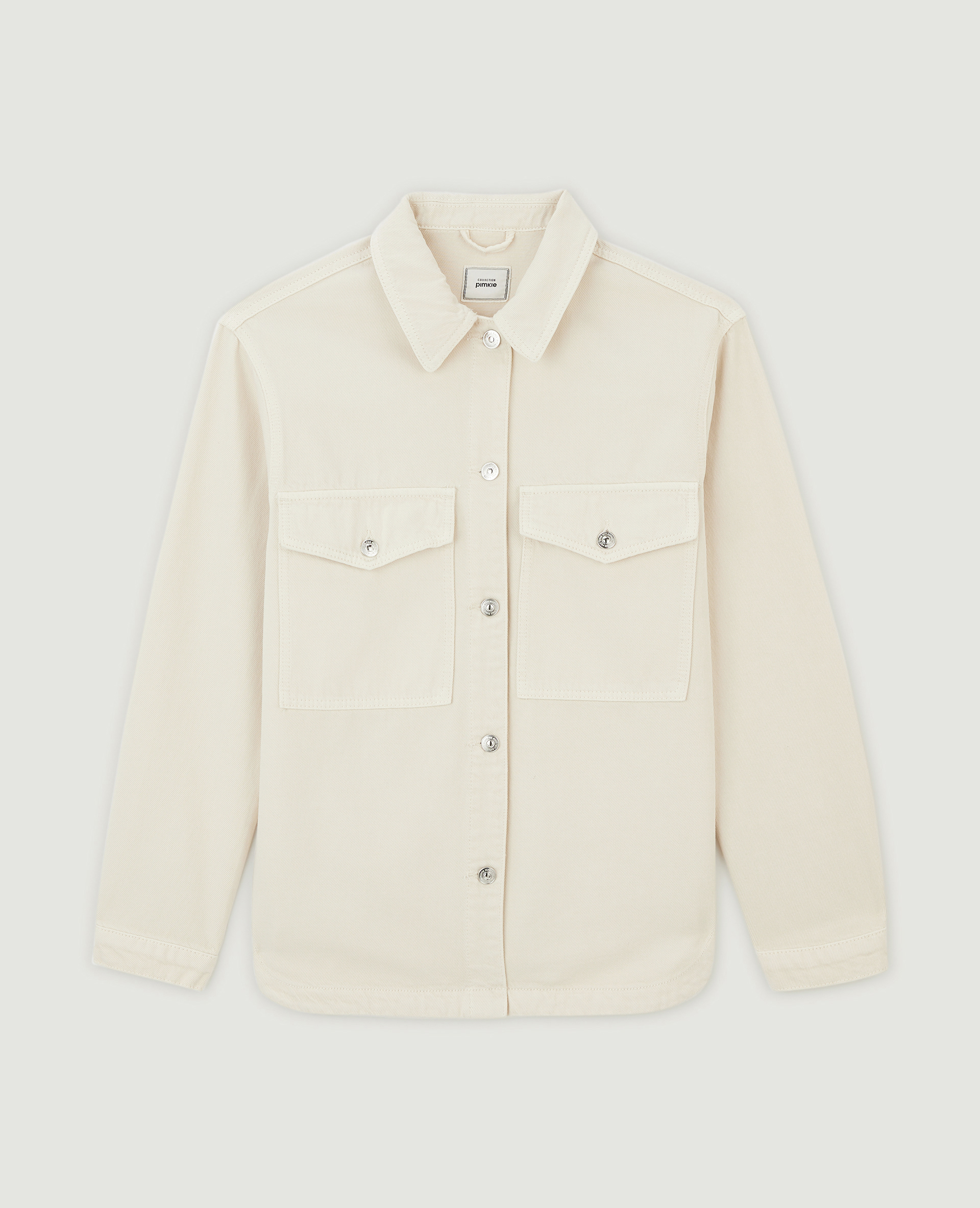 Surchemise en coton épais blanc - Pimkie