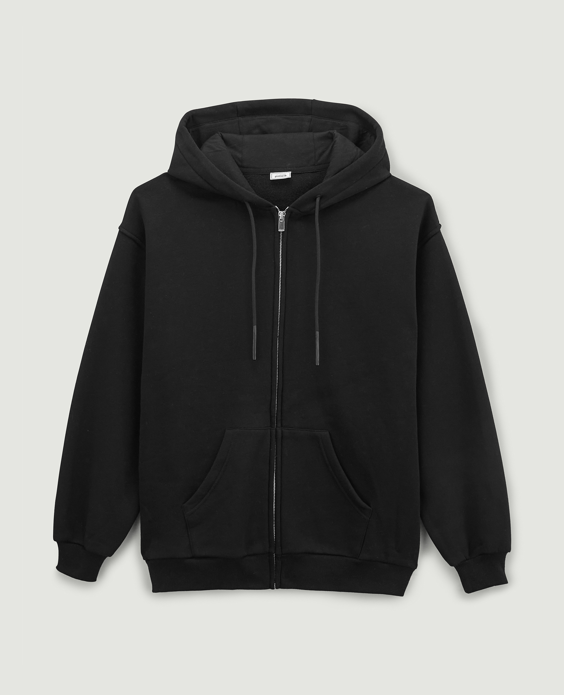 Sweat zippé avec capuche noir - Pimkie