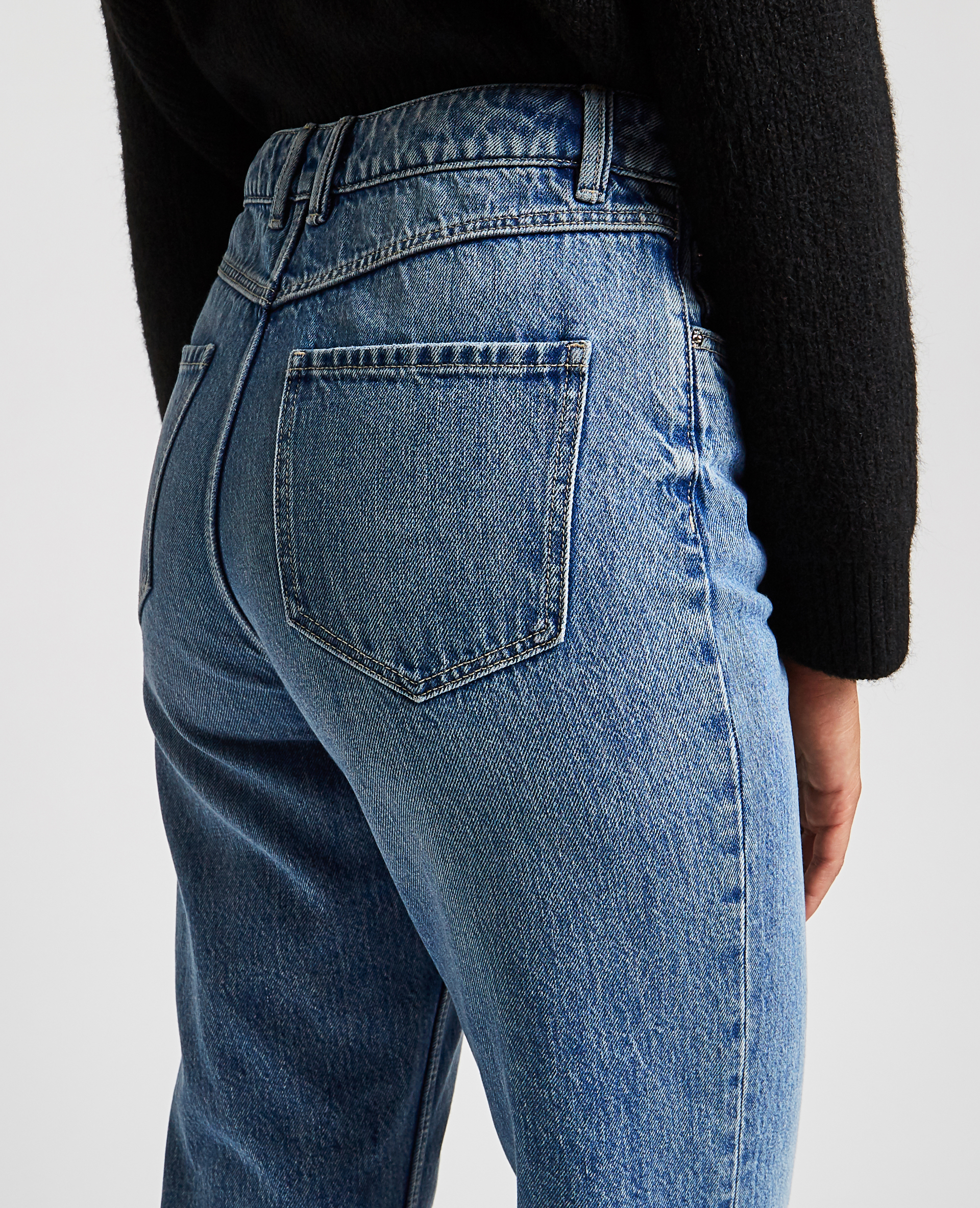 Jean droit taille haute bleu - Pimkie