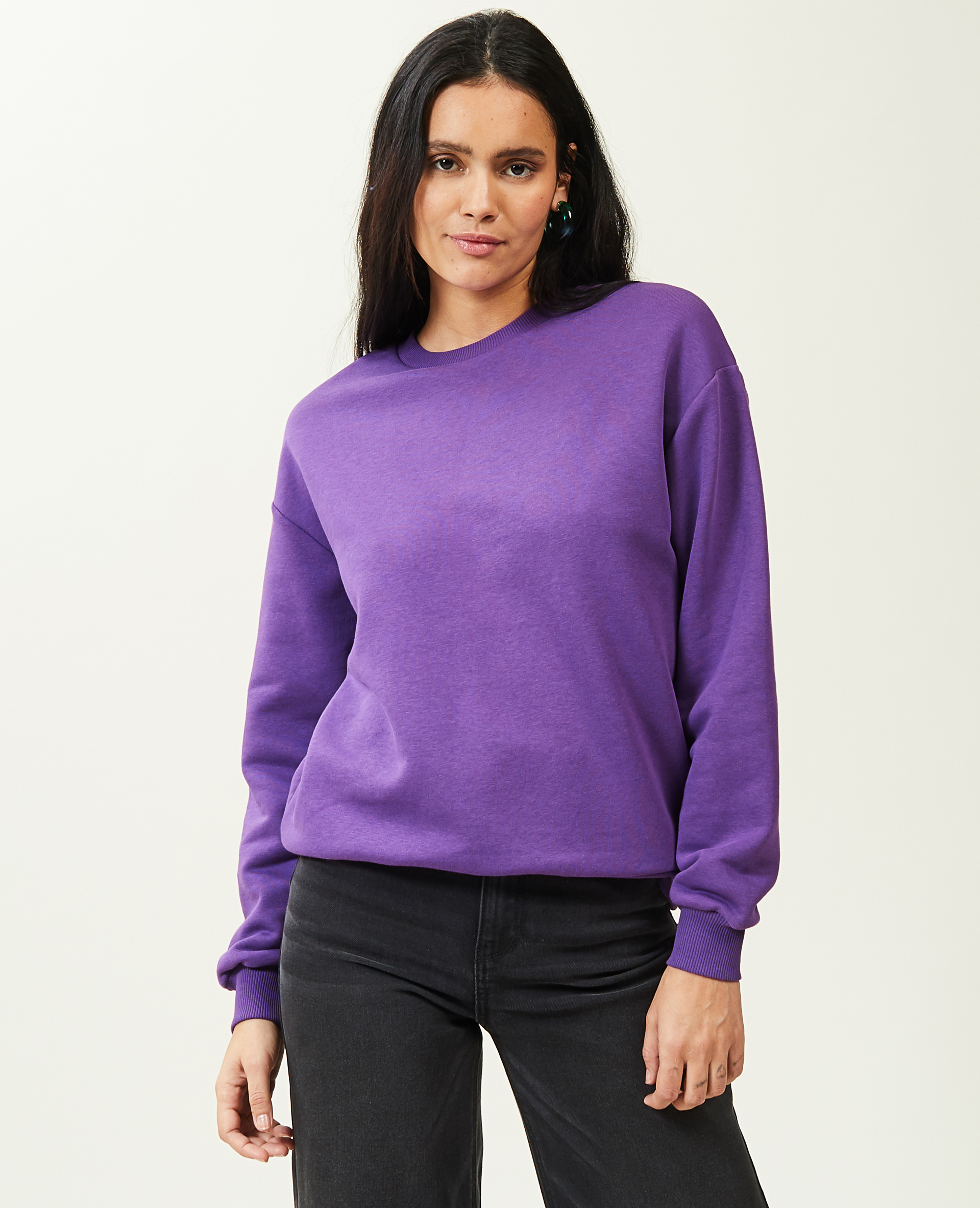 Sweat col rond rose - Pimkie