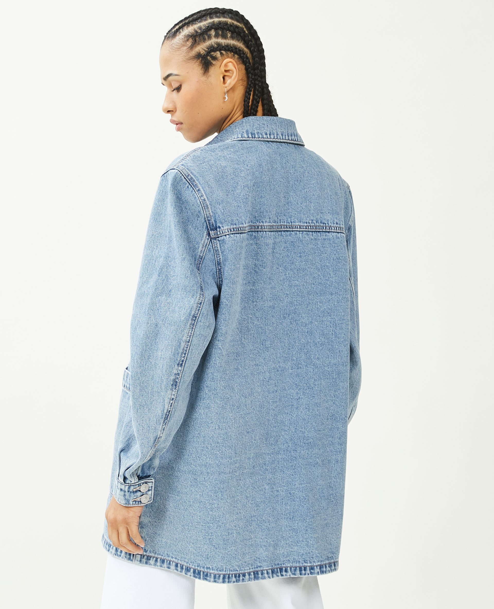 Surchemise en jean bleu clair - Pimkie