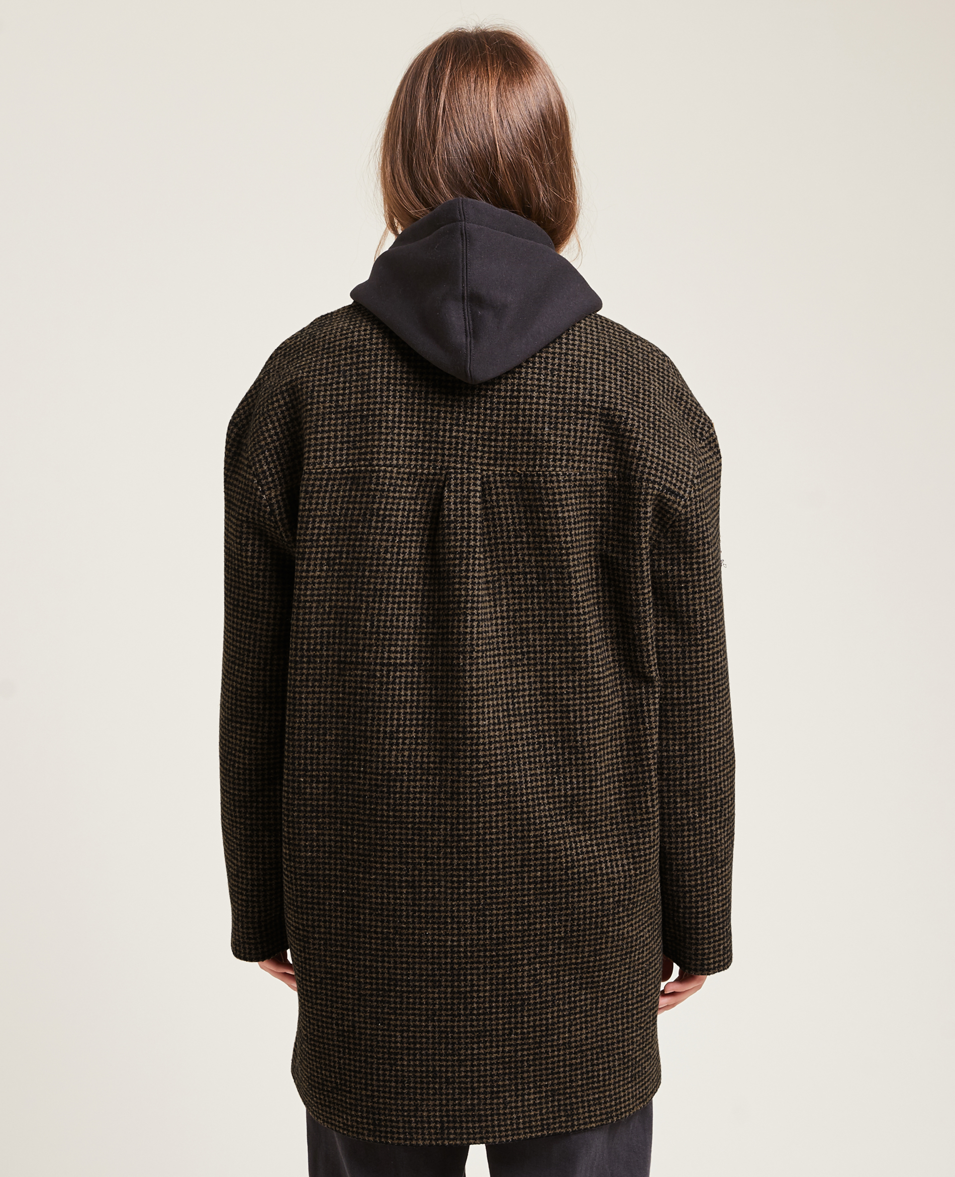 Manteau court oversize taupe - Pimkie