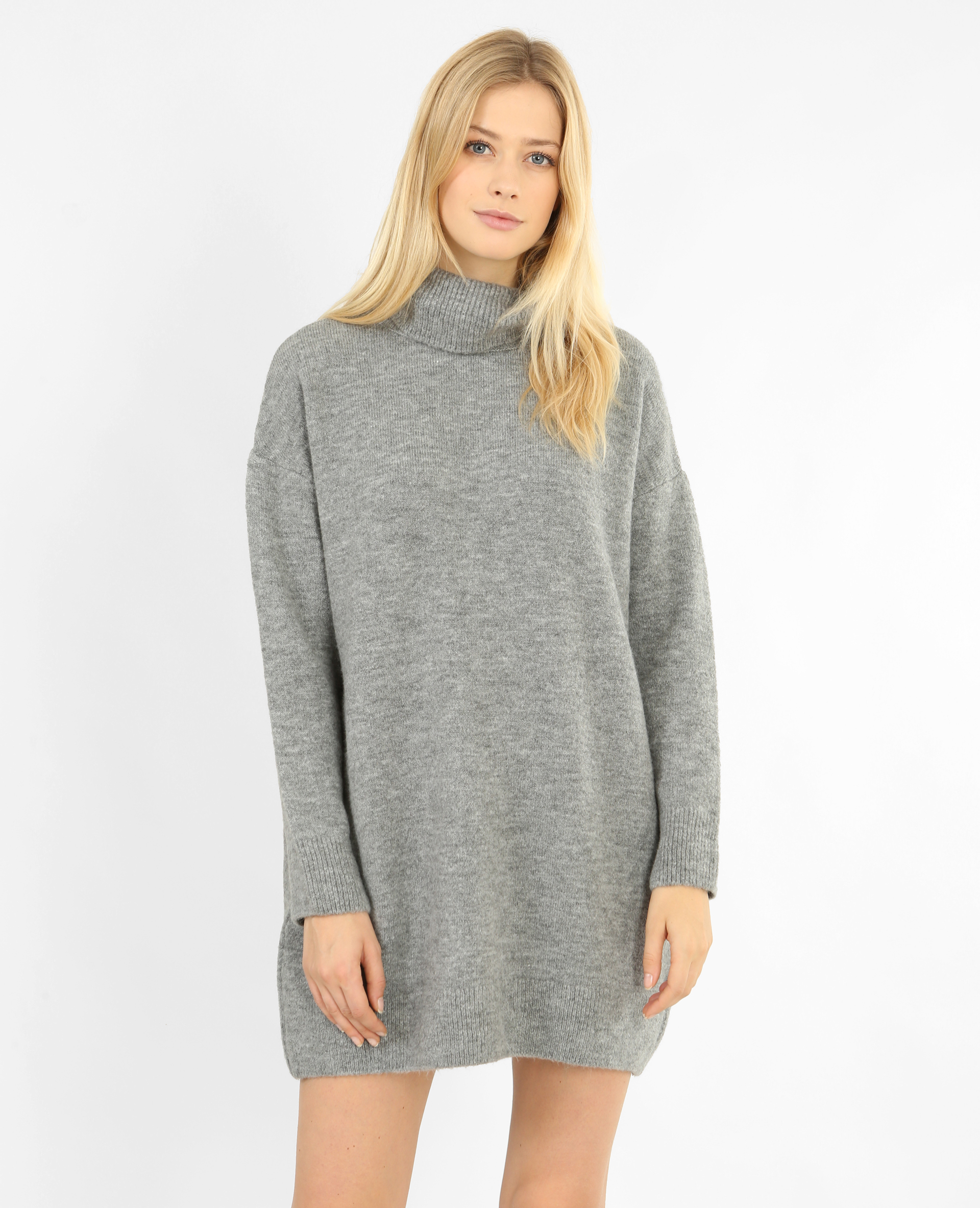 Pull robe hot sale col roulé