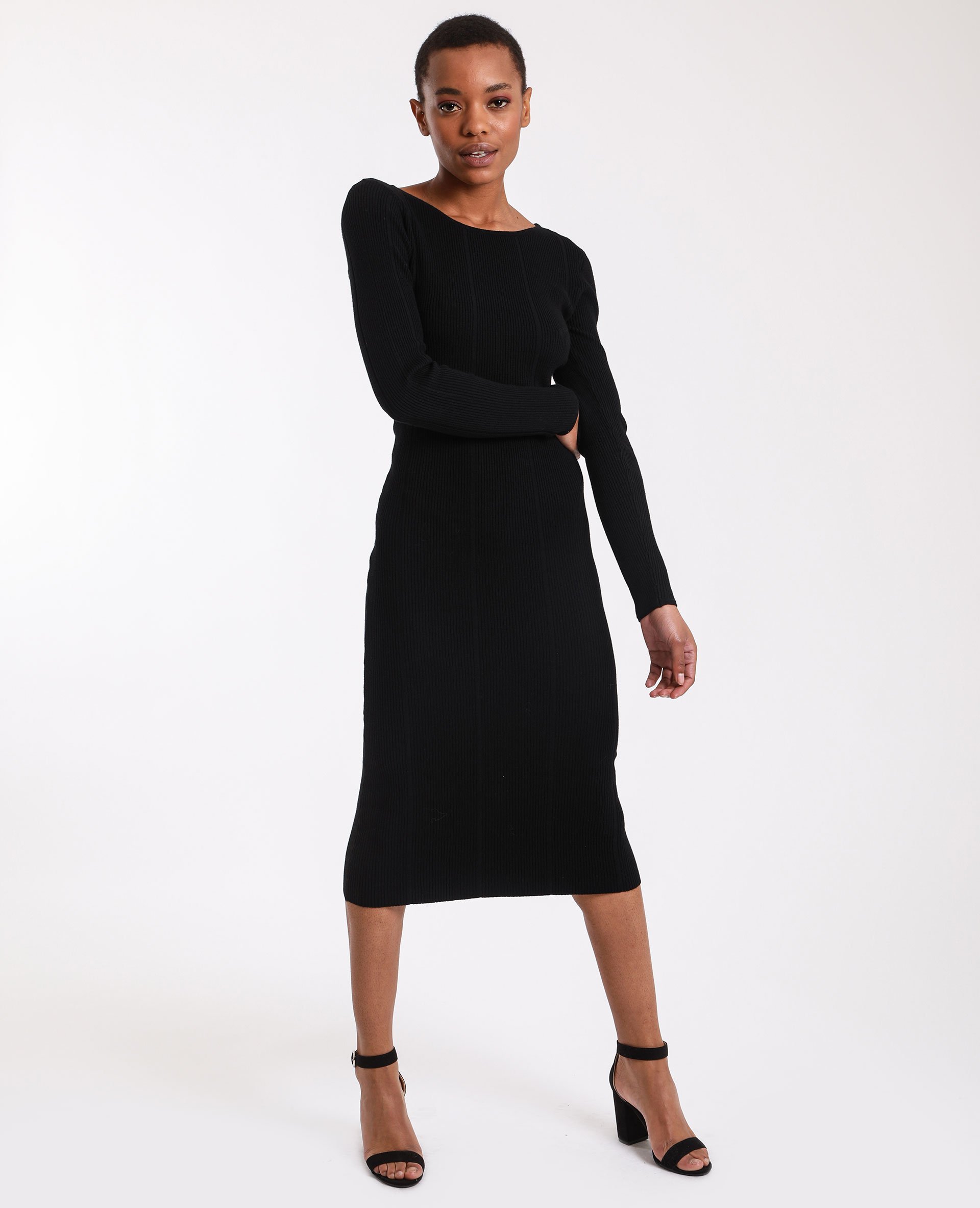 Robe maille longue outlet