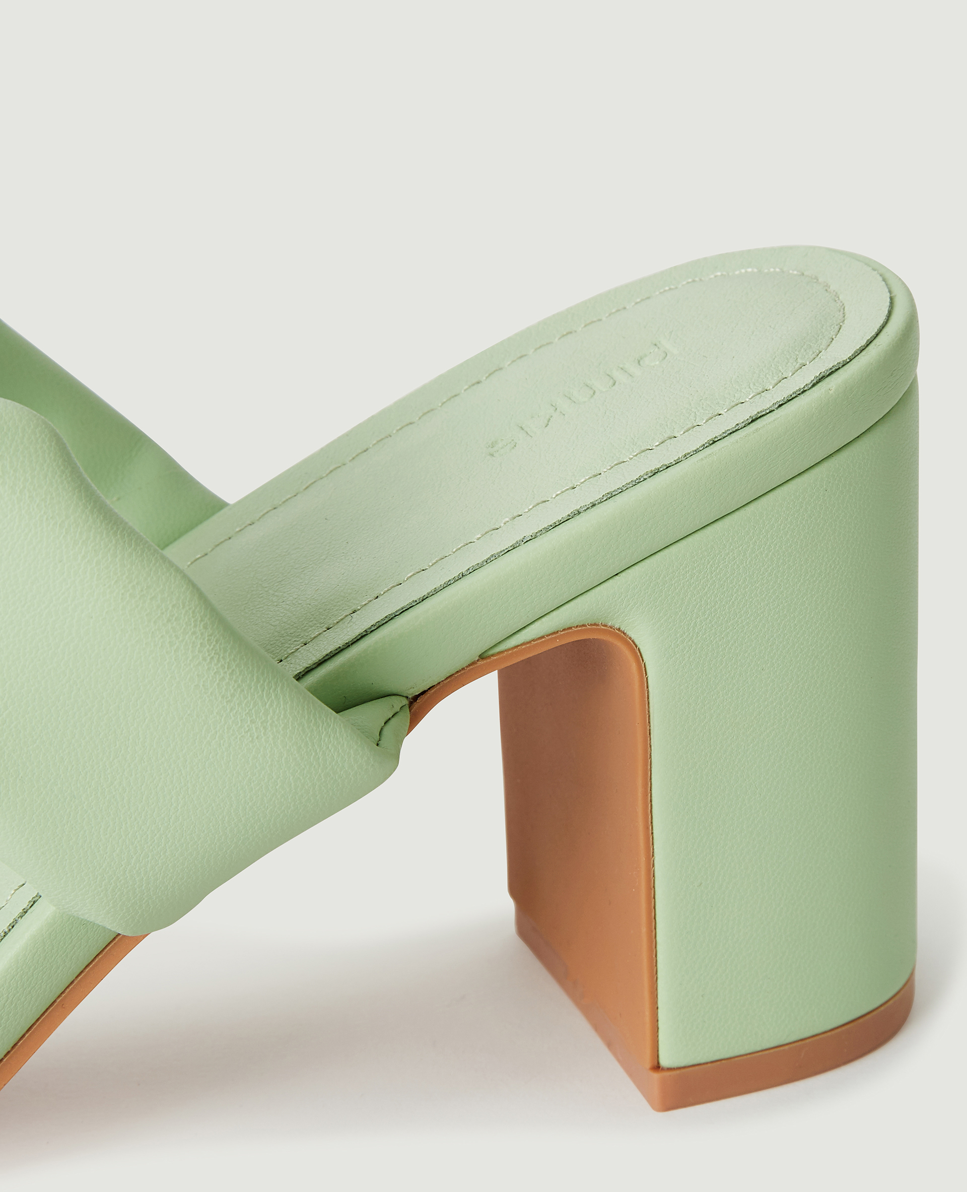 Mules à talons vert anis - Pimkie