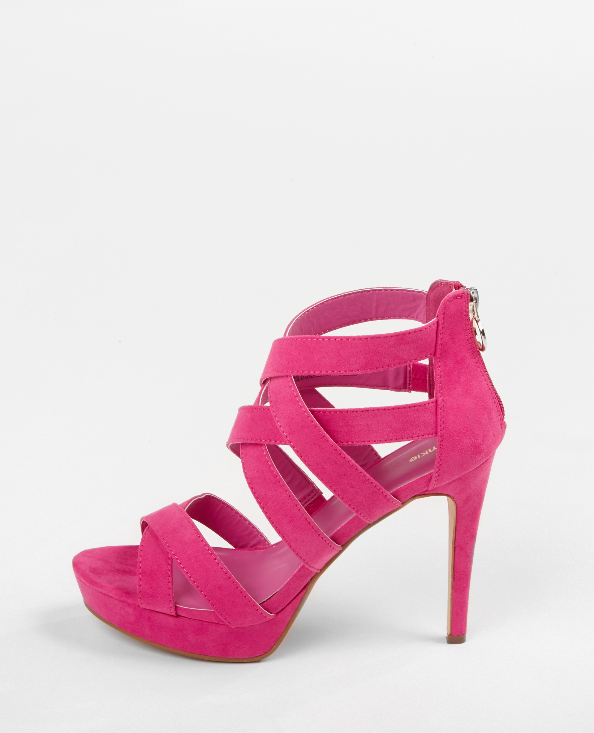 Sandale a sales talon fushia