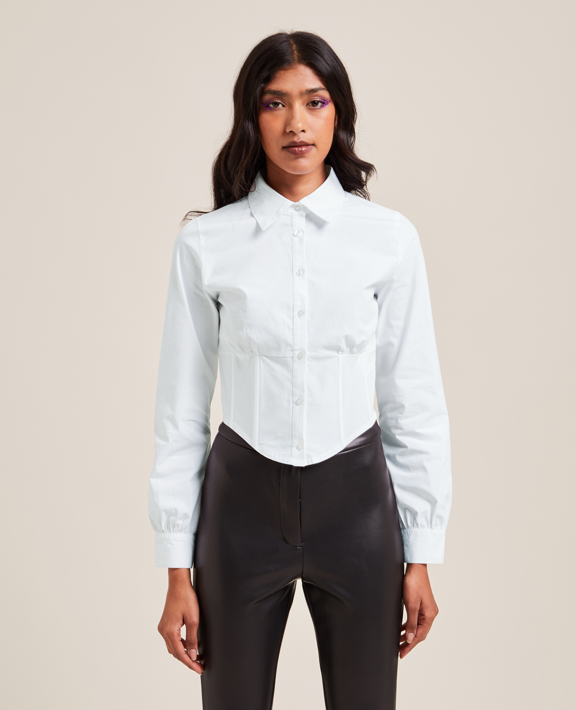 Chemise corset blanc - Pimkie