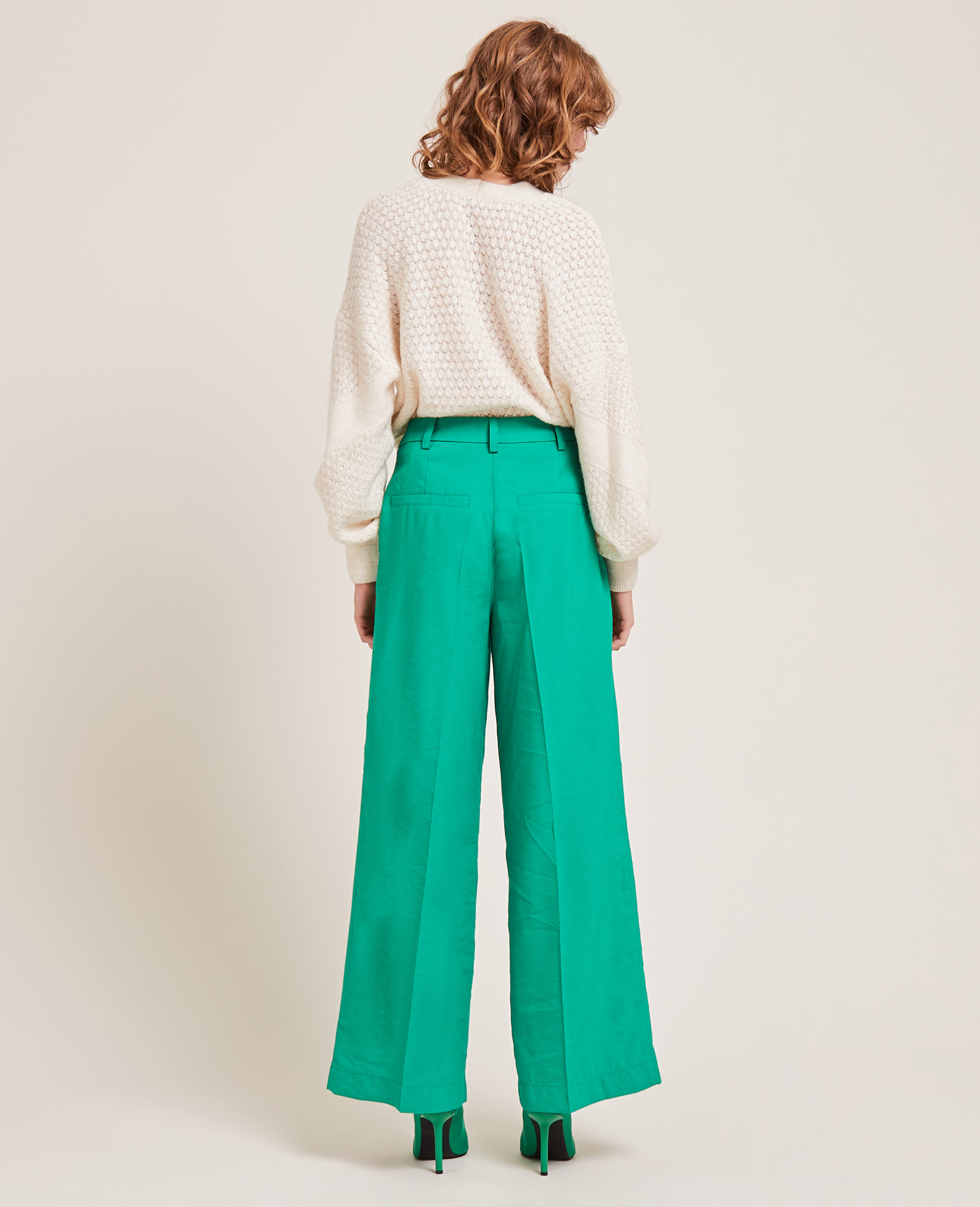 Pantalon à pinces vert - Pimkie
