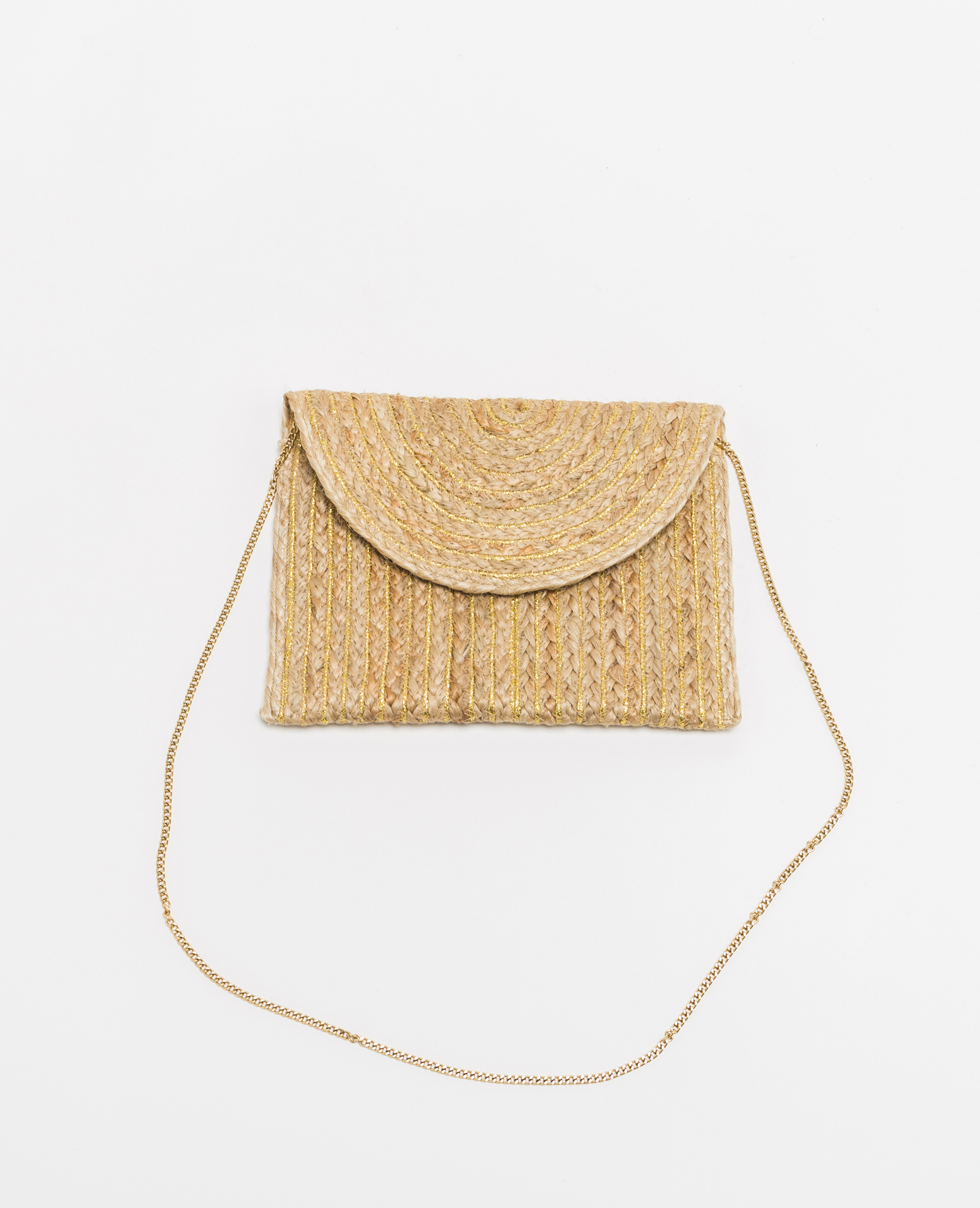 Sac pochette online doré