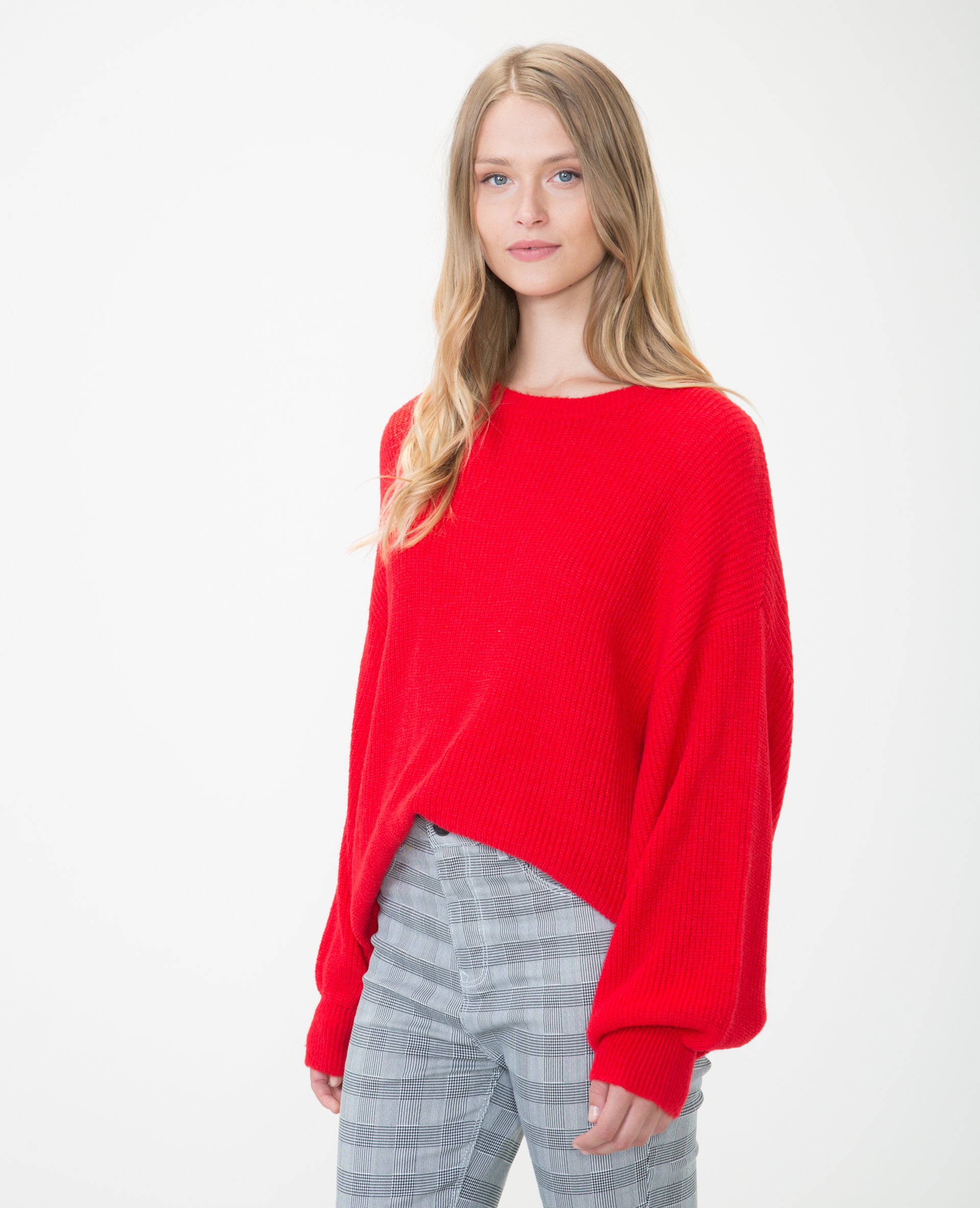 Pull online oversize rouge