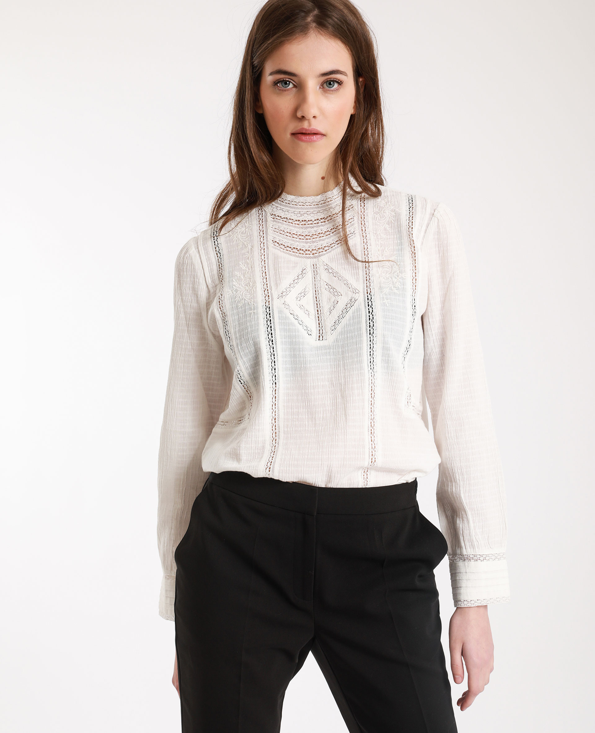 Blouse discount victorienne femme