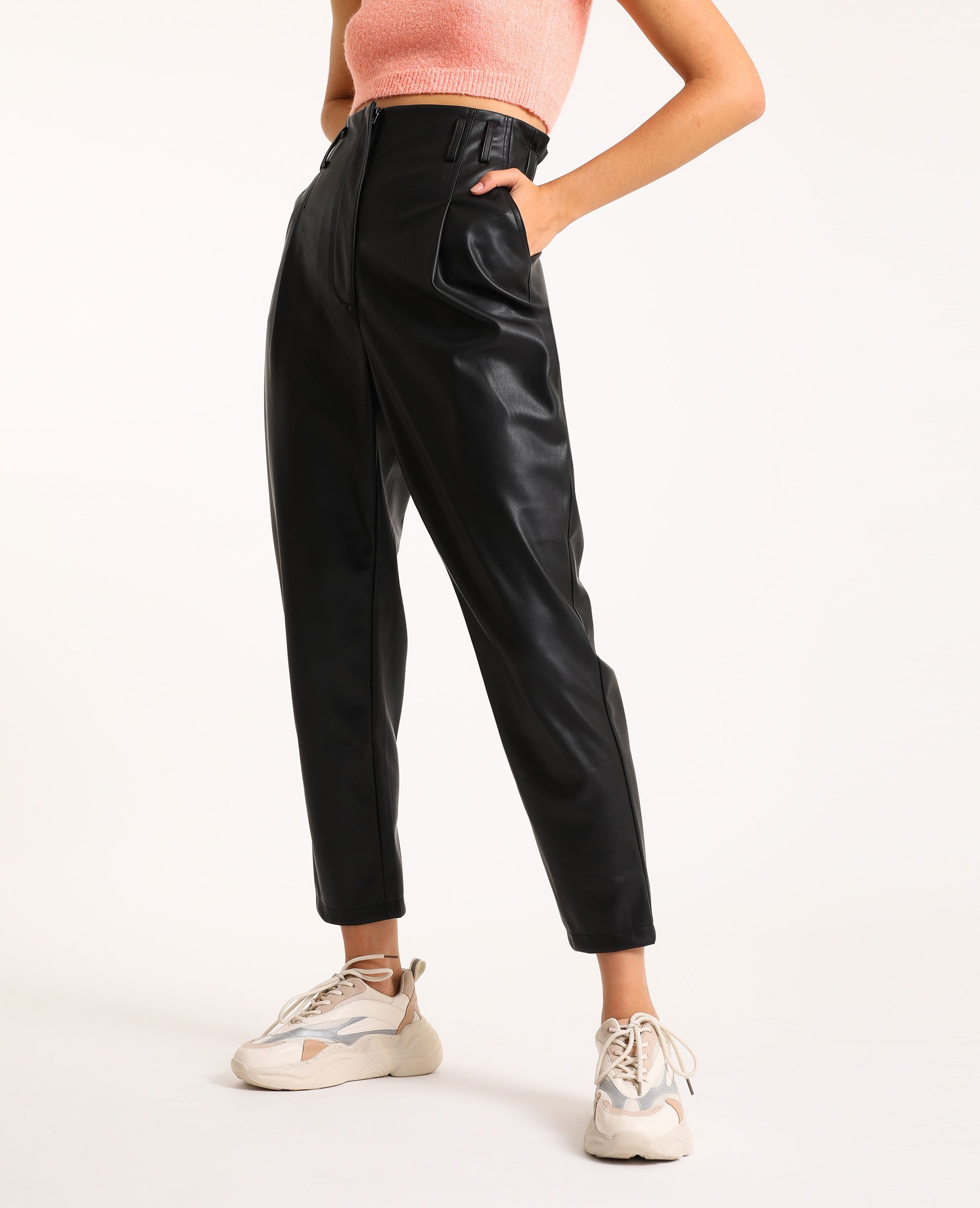 Pantalon femme 2025 simili cuir