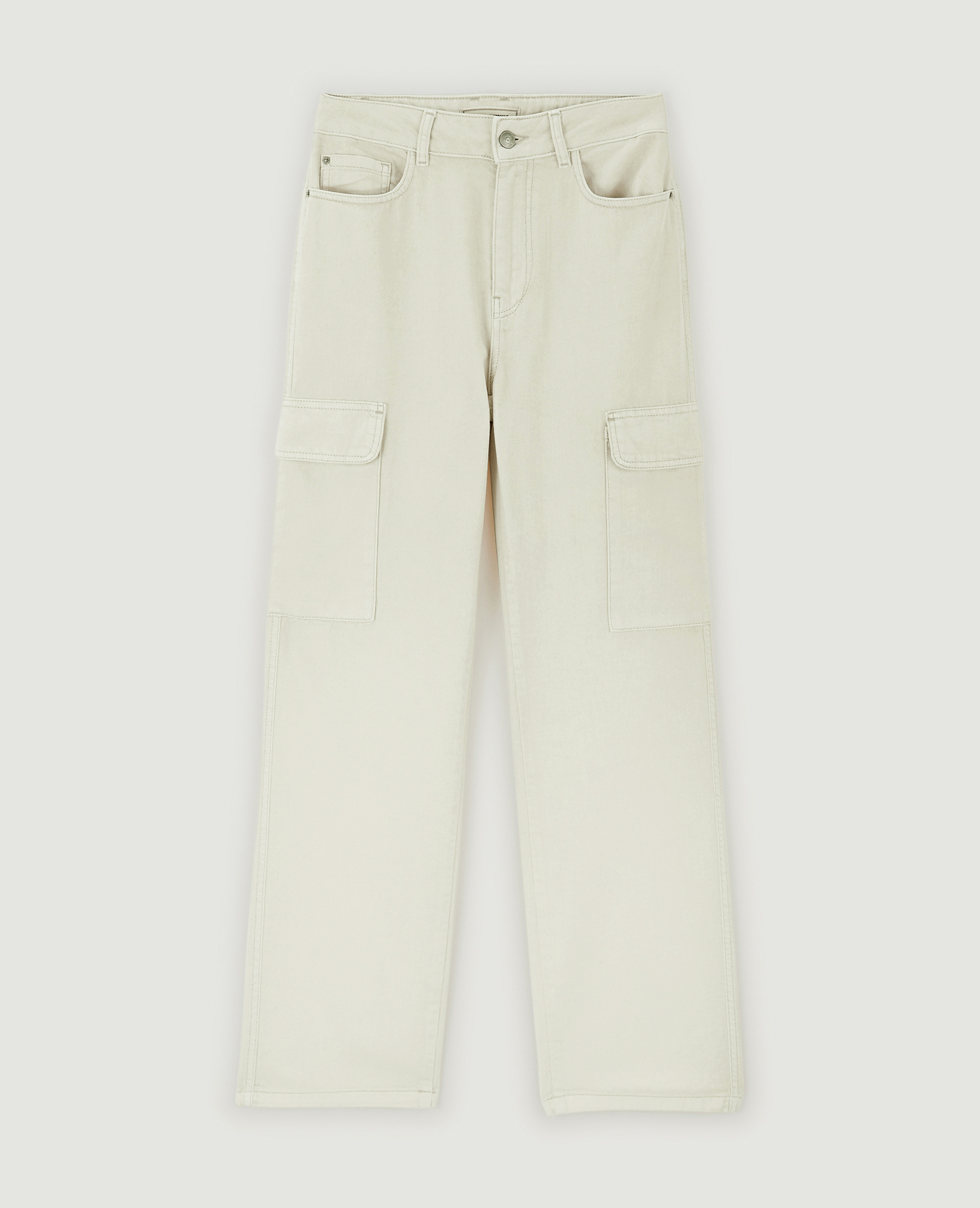 Jean cargo droit blanc - Pimkie