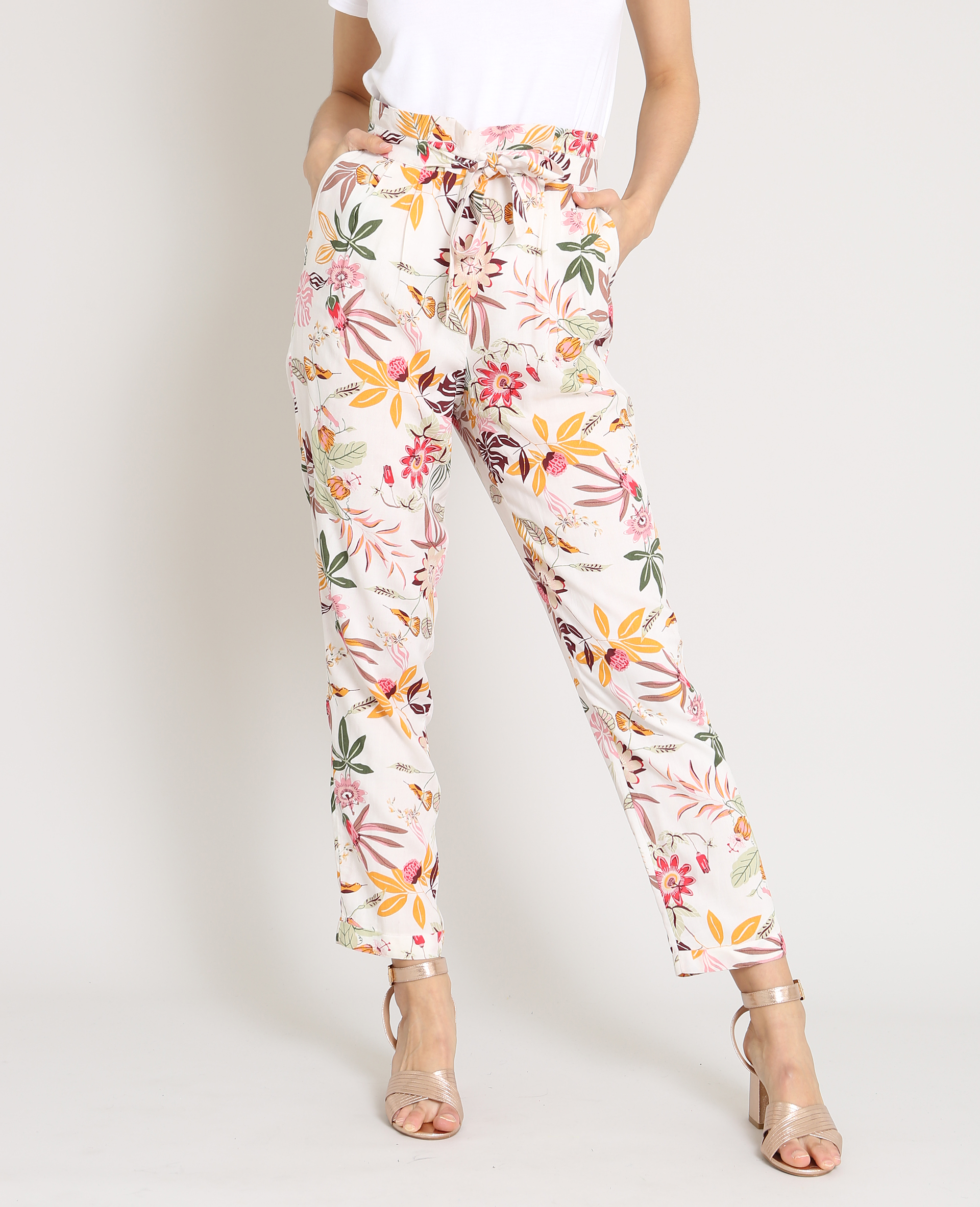 Pantalon fluide imprimé store