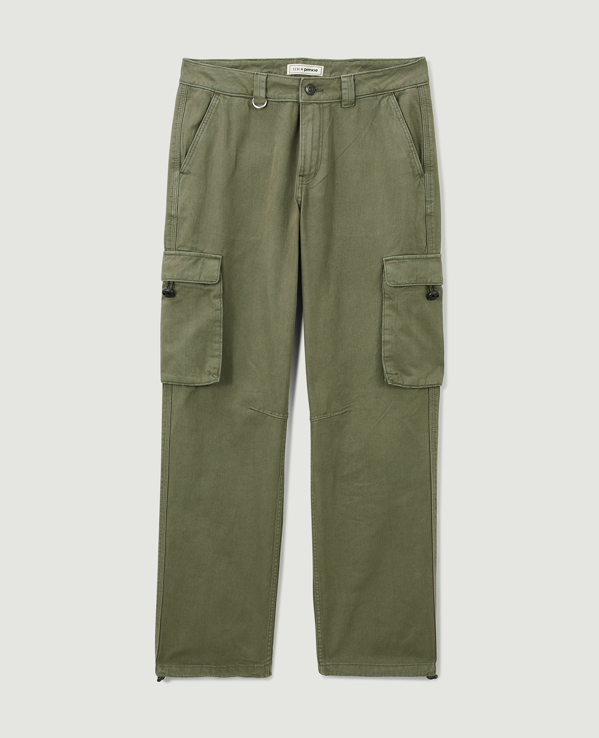 Pantalon droit cargo taille basse kaki - Pimkie