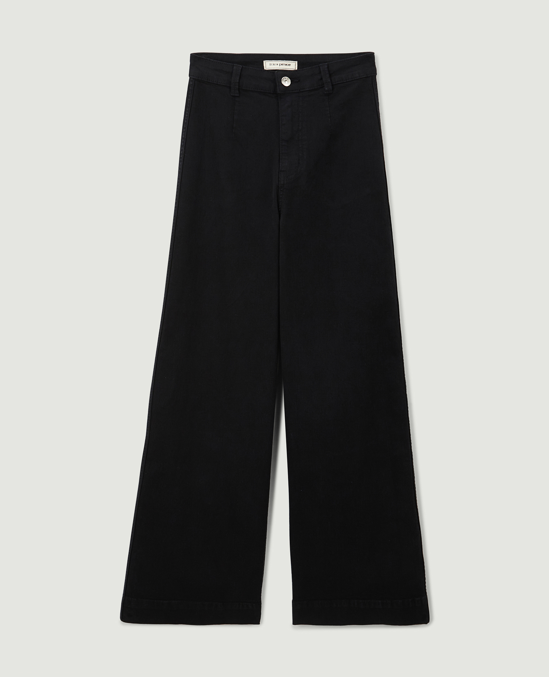 Jean wide taille haute gris foncé - Pimkie