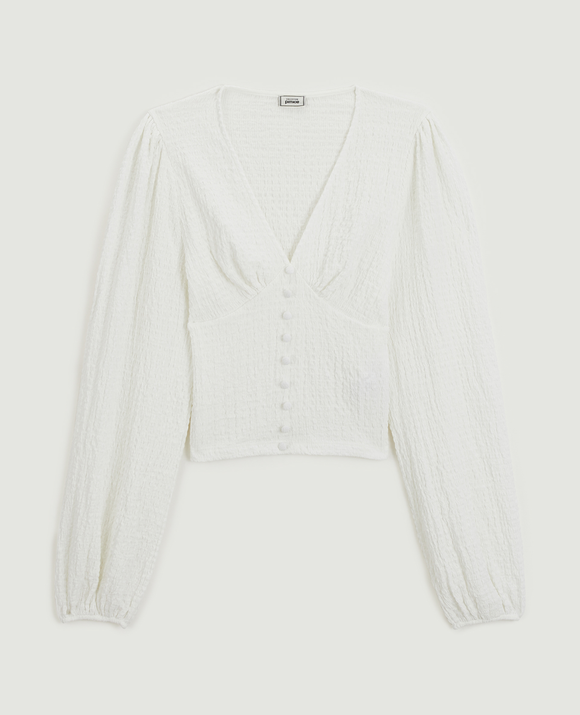 Top manches ballons blanc - Pimkie