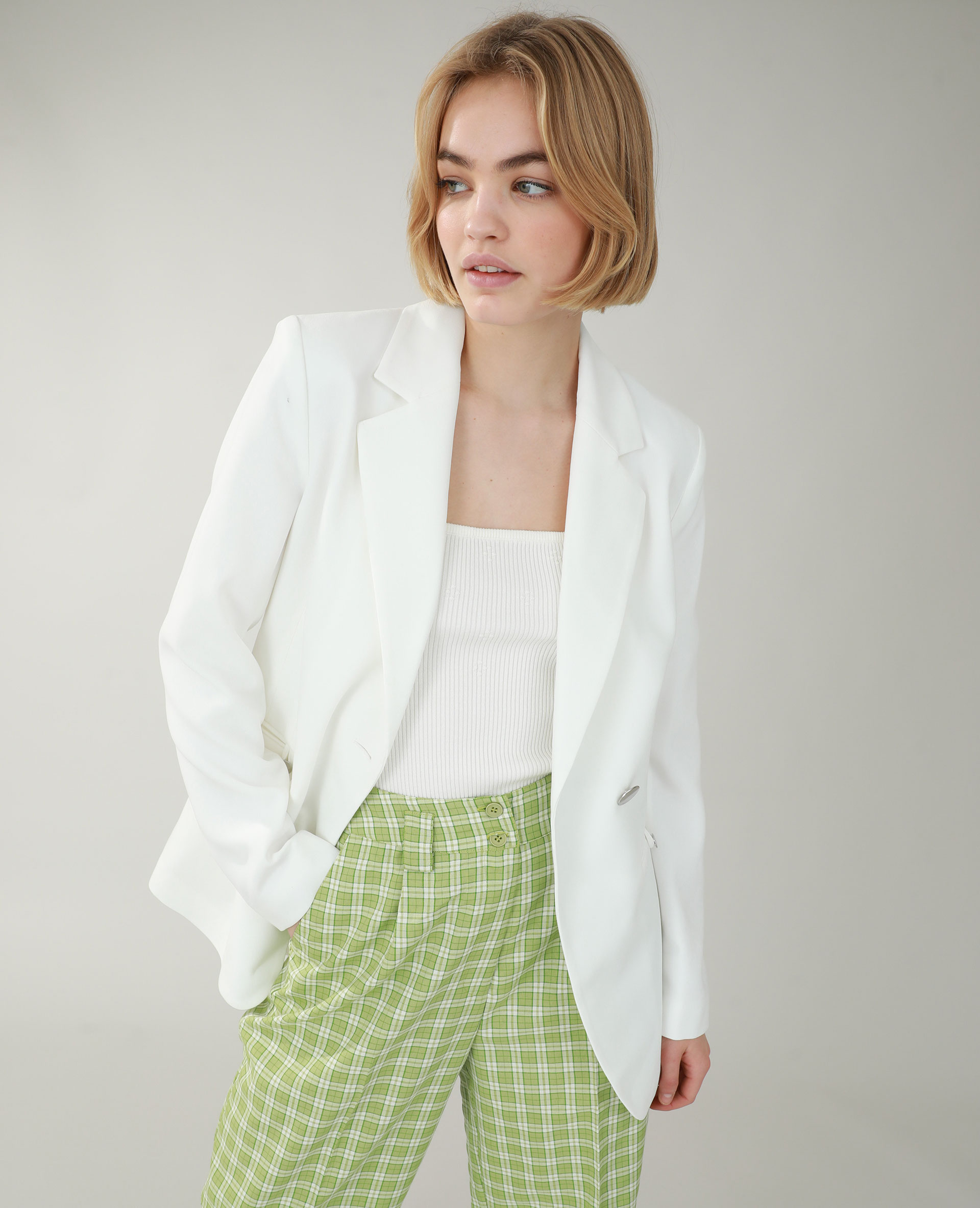 Veste 2025 blanche pimkie