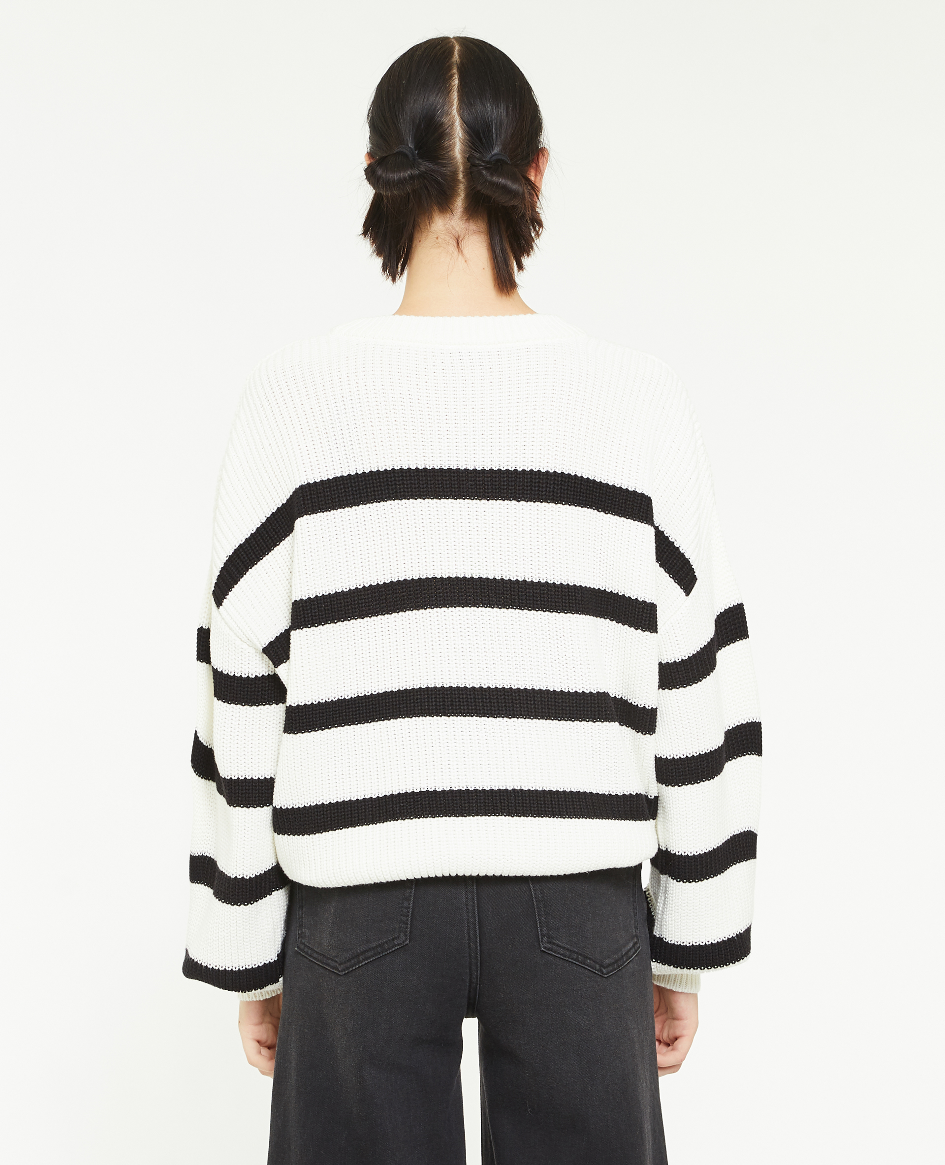 Pull marinière noir - Pimkie
