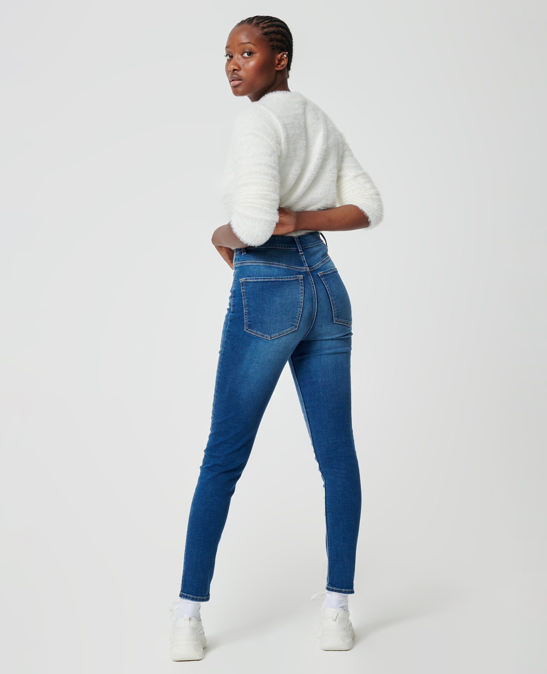 Jean skinny bleu brut - Pimkie