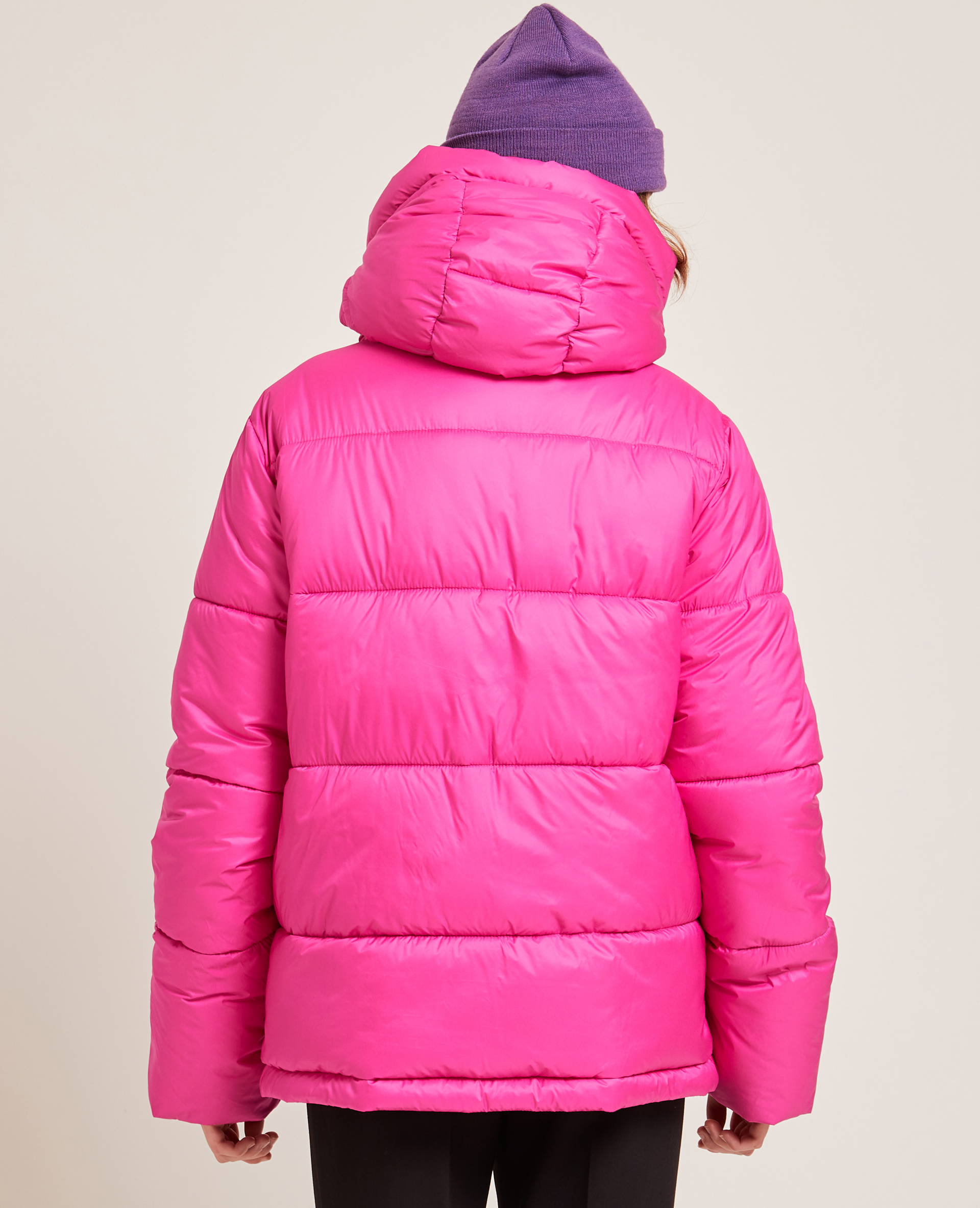 Doudoune à capuche rose - Pimkie