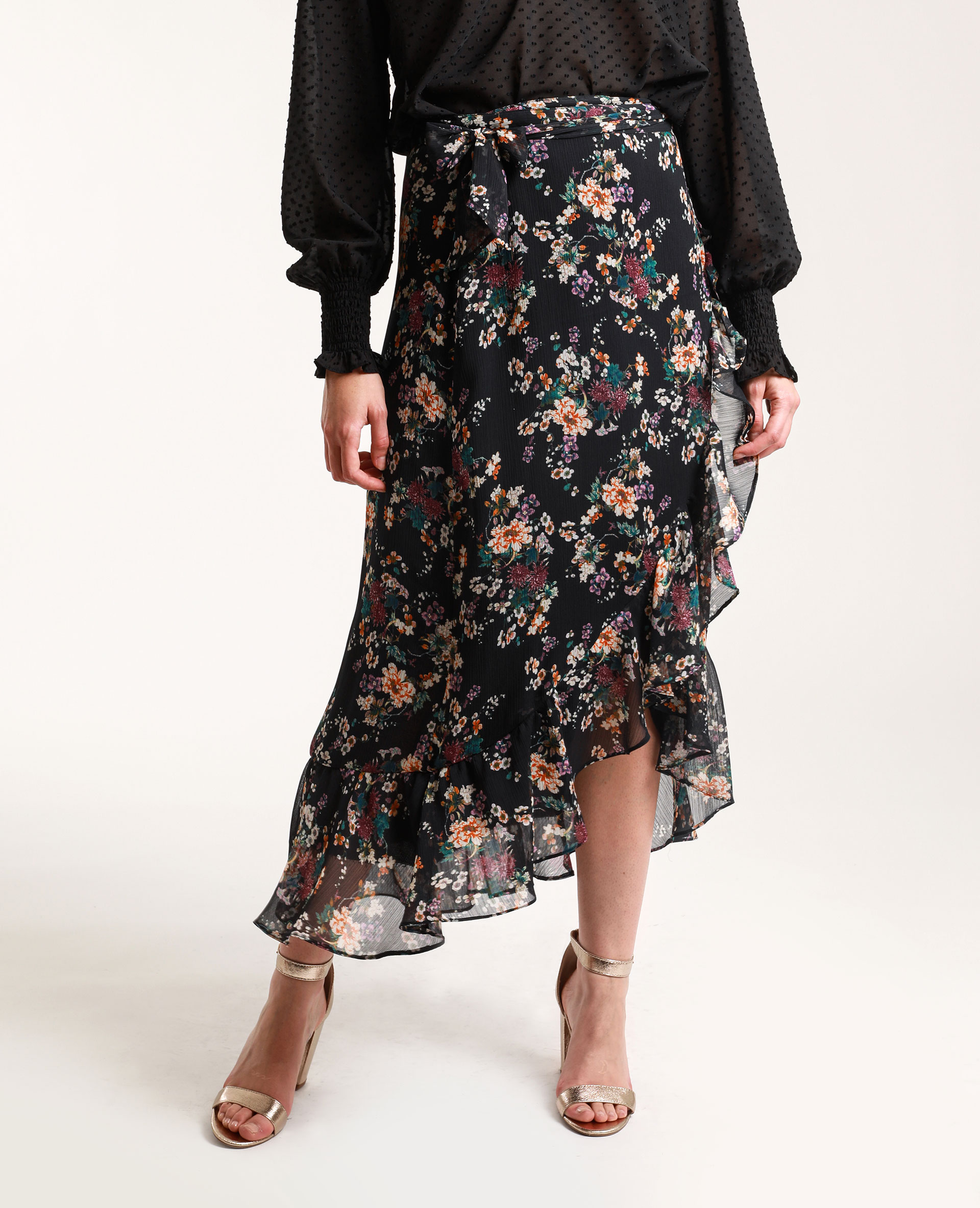 Jupe longue fleurs Pimkie