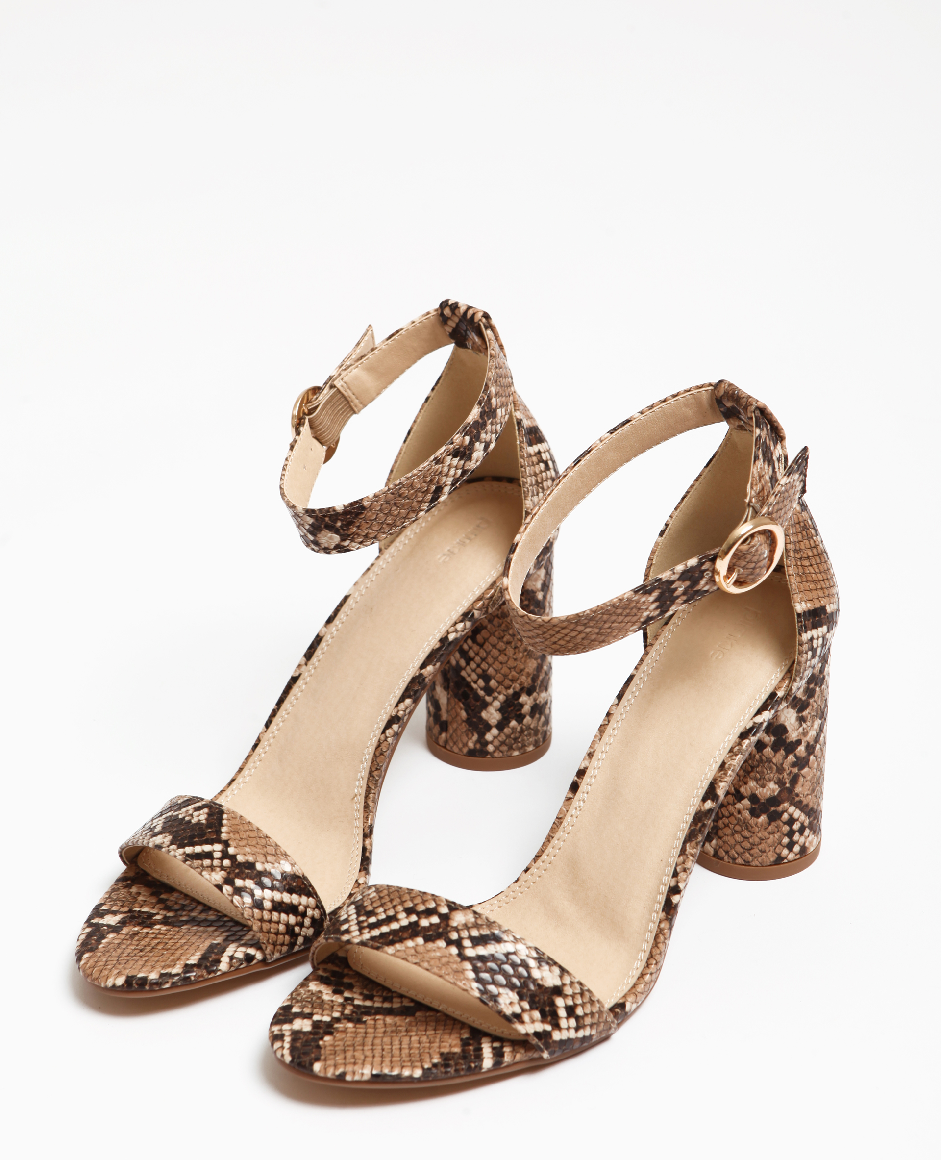 sandales imprimé python