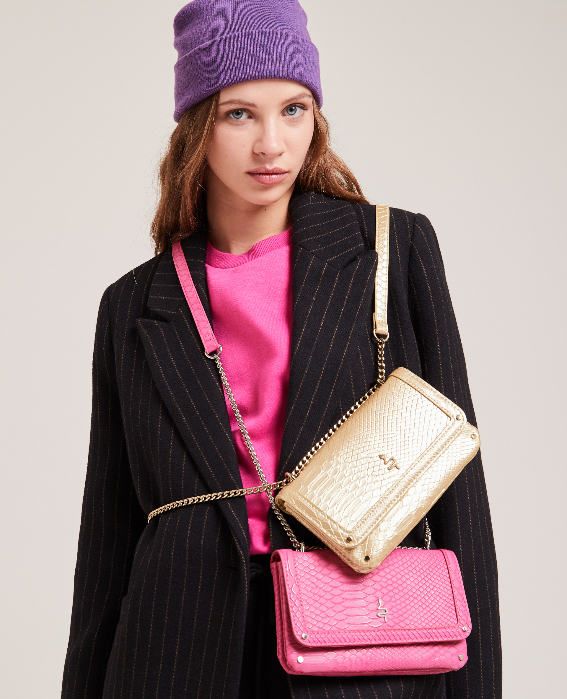 Sac shop effet serpent