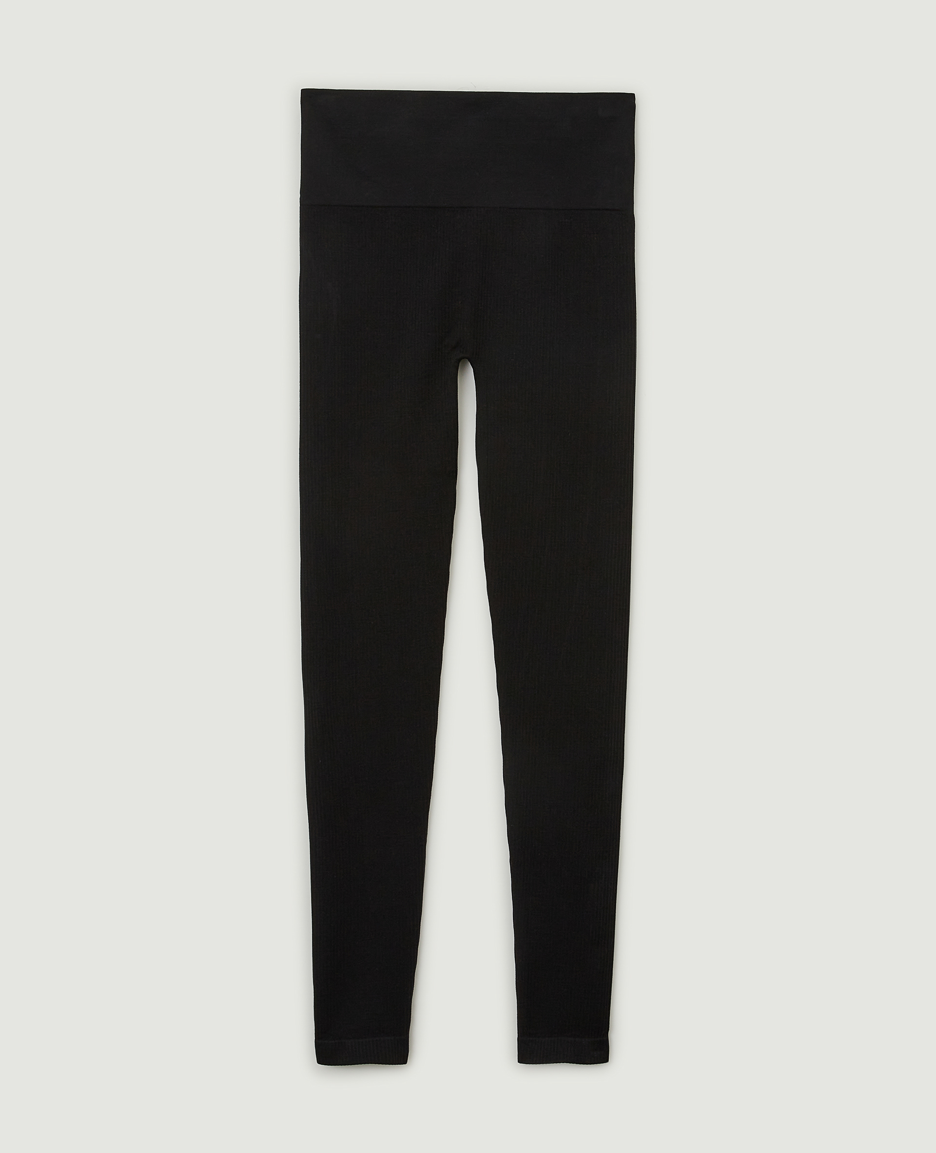 Legging sport côtelé noir - Pimkie