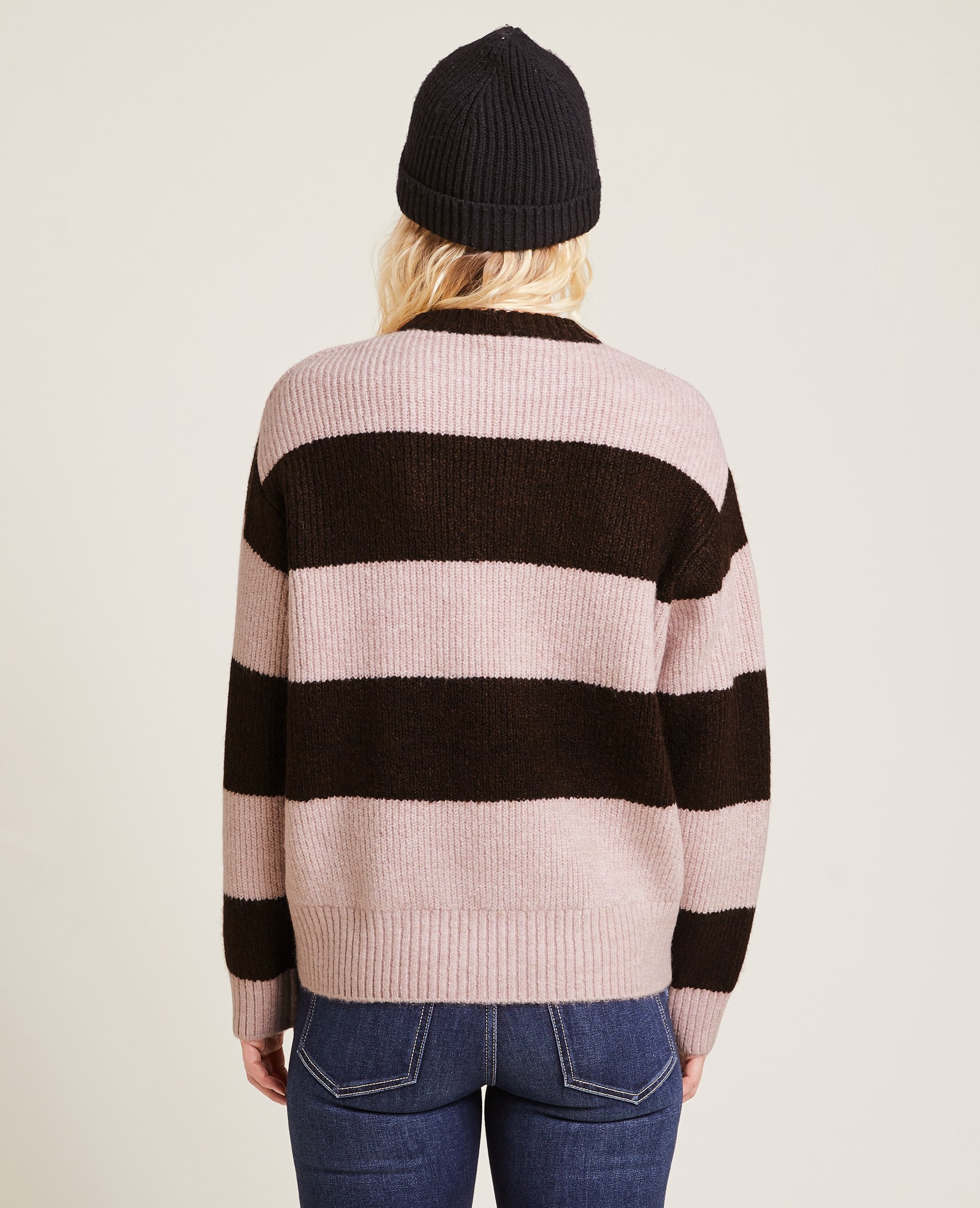 Pull col rond rose - Pimkie