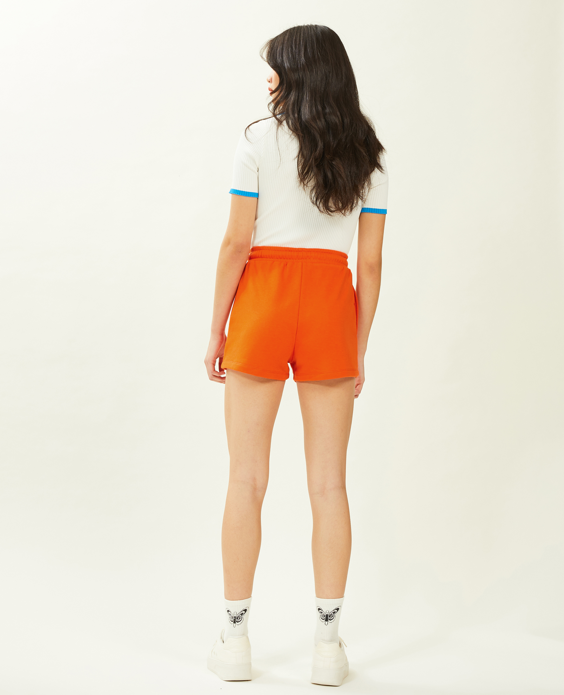 Short en molleton orange - Pimkie