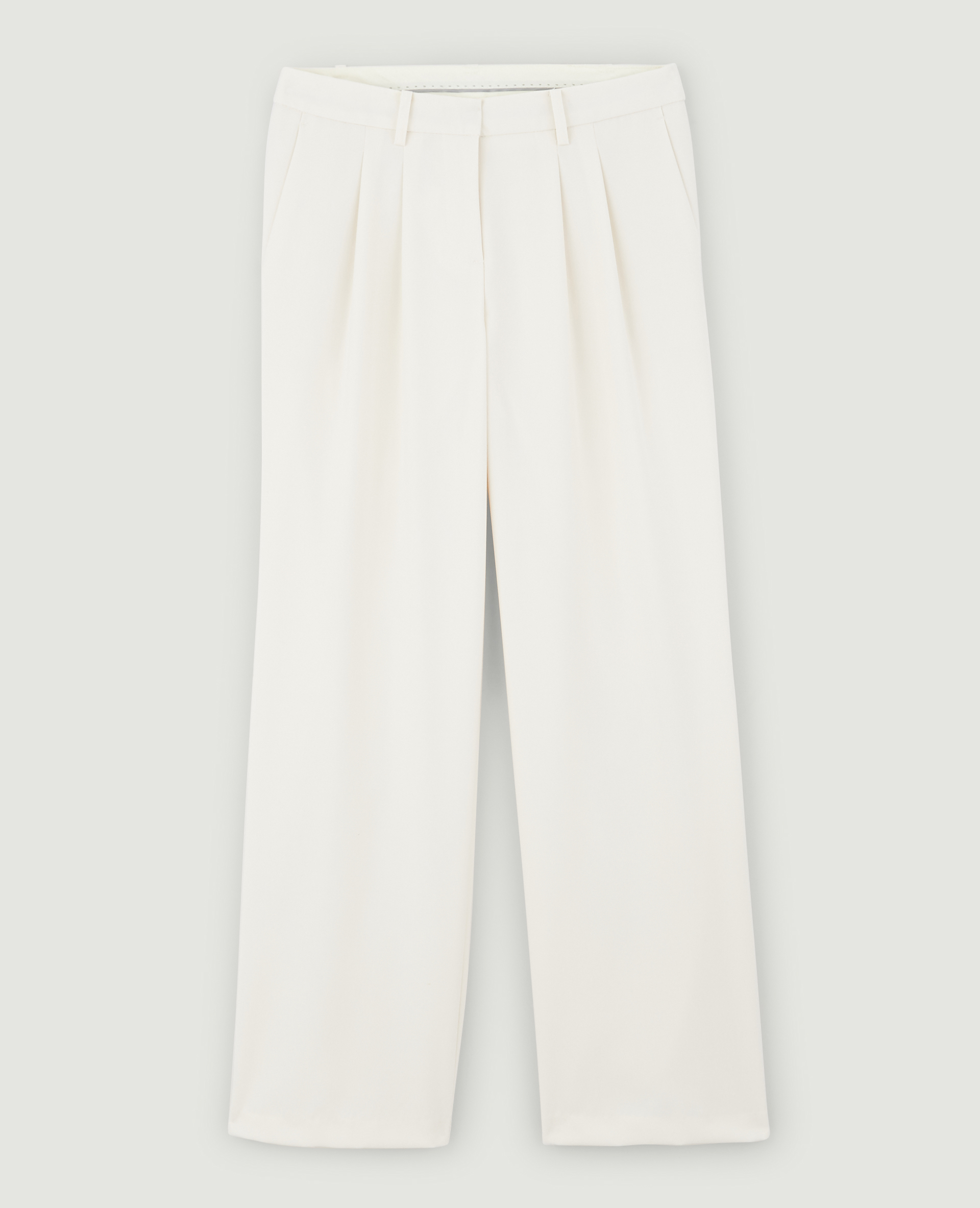 Pantalon à pinces blanc - Pimkie