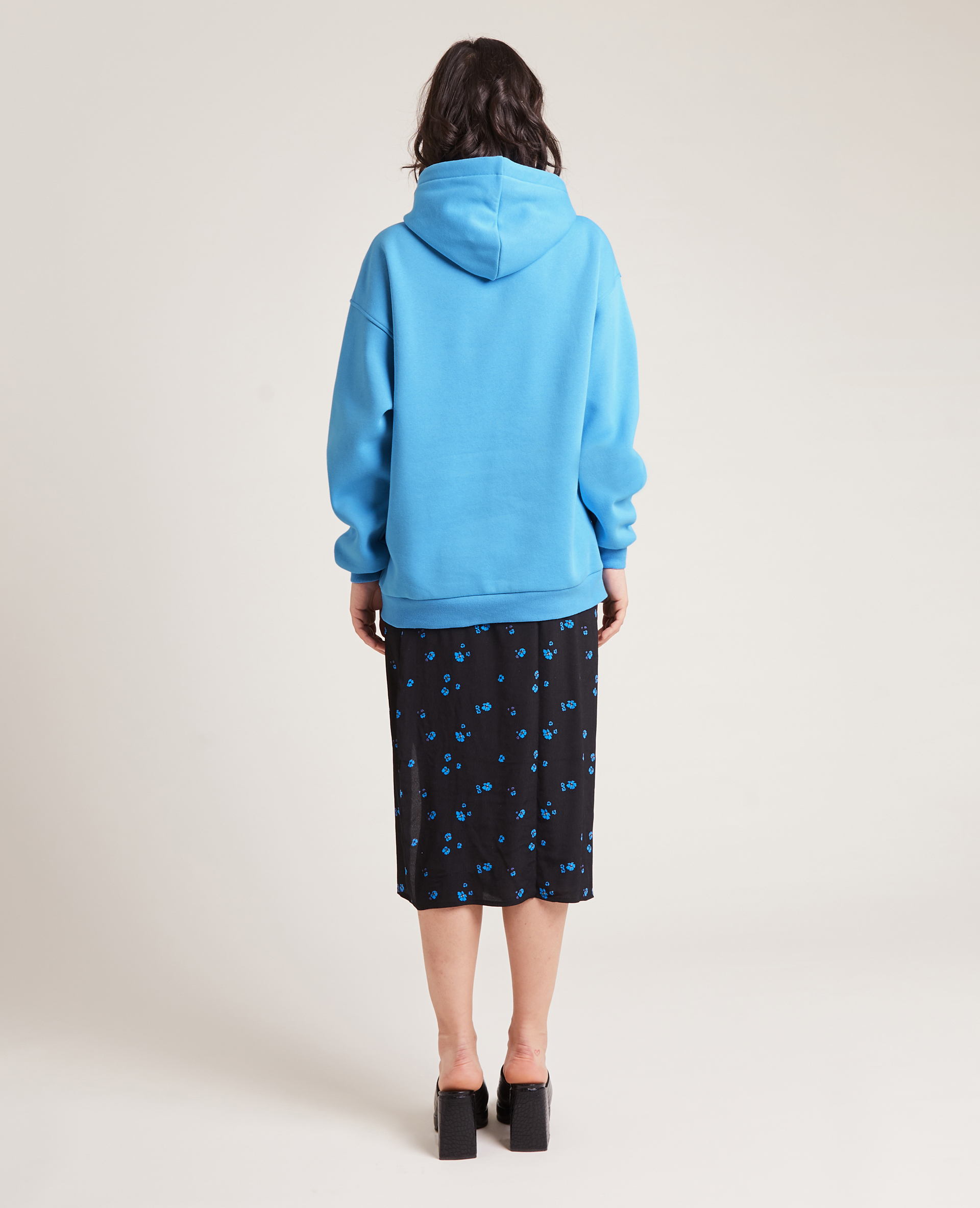 Sweat capuche bleu clair - Pimkie