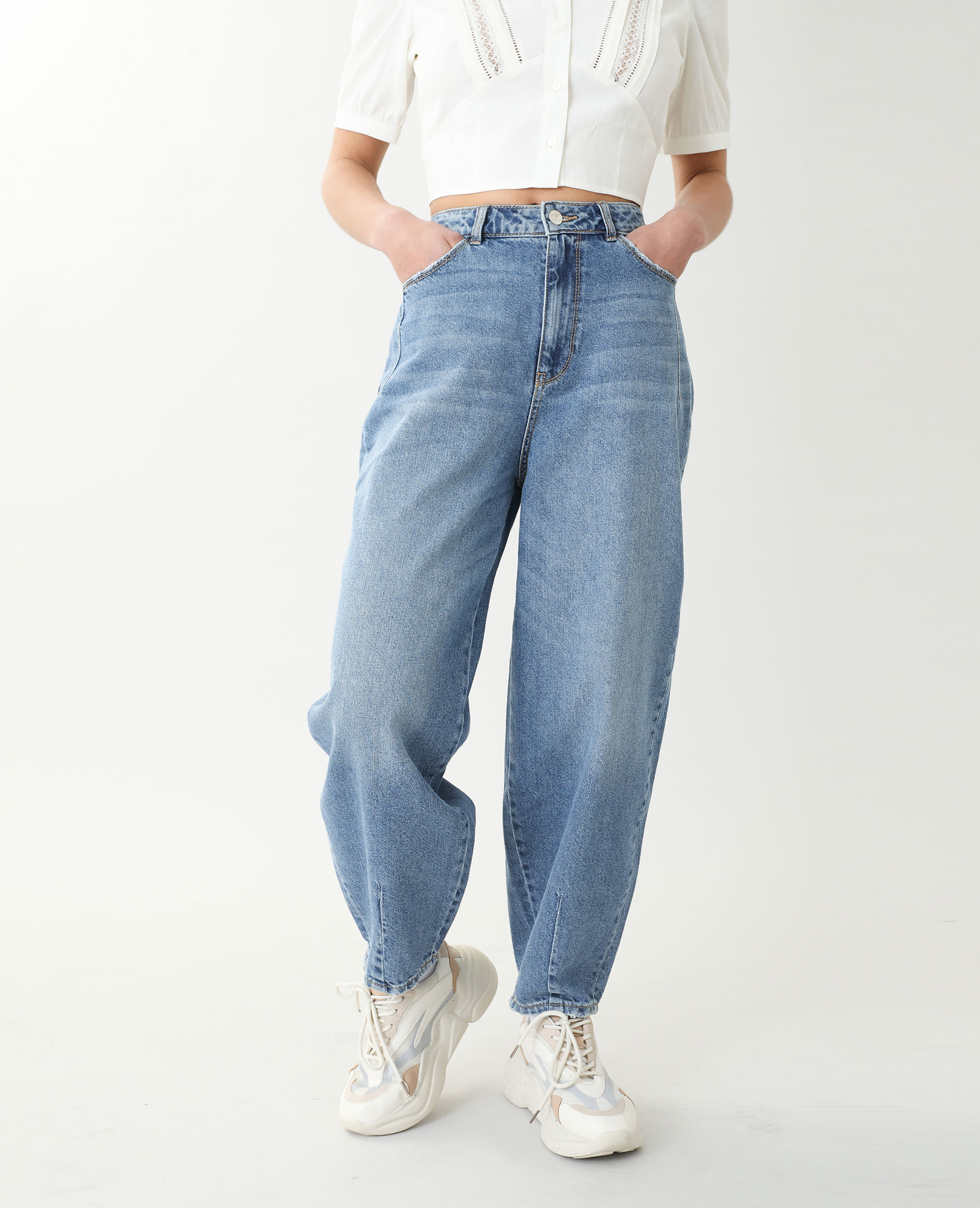 Jean slouchy high waist Pimkie