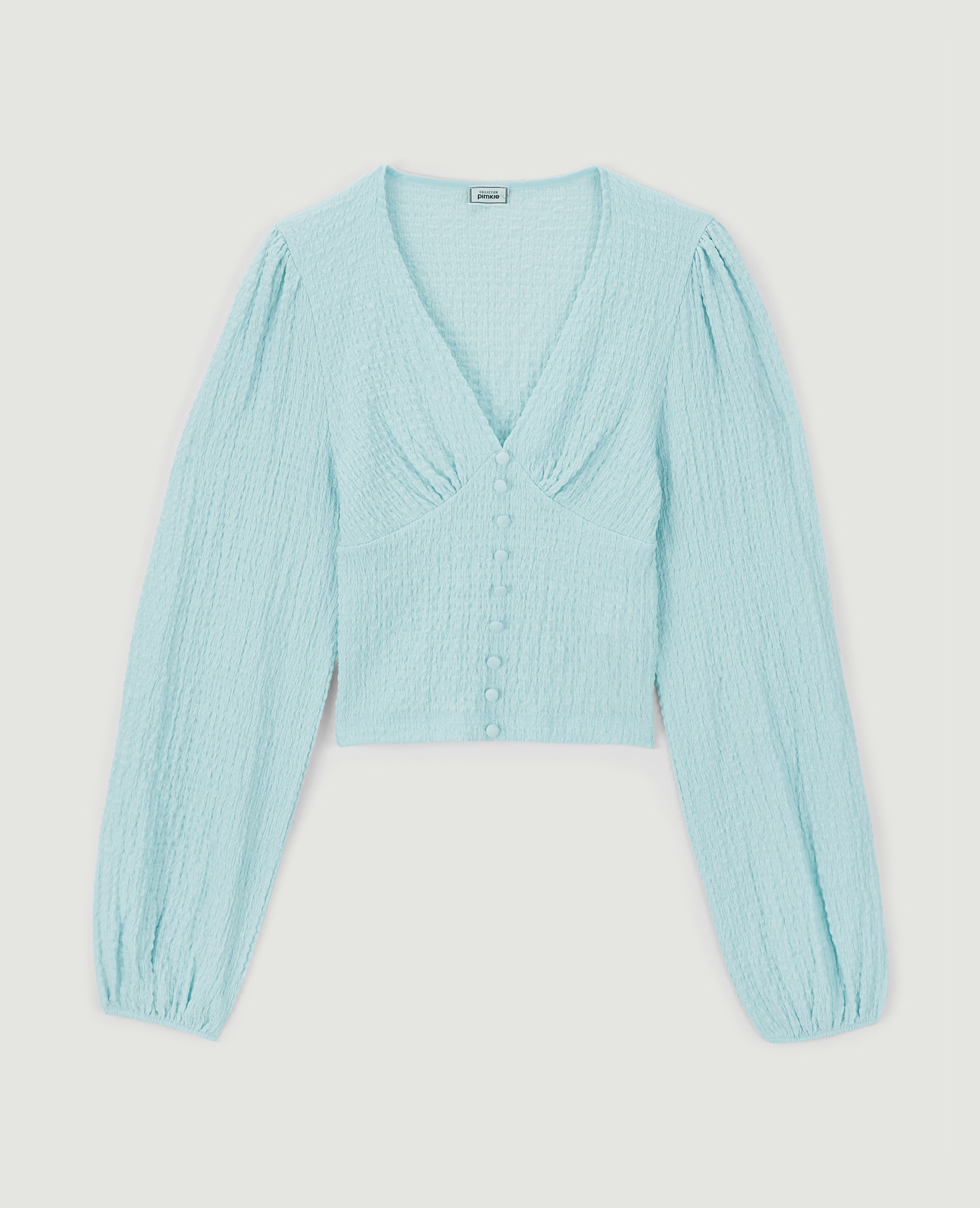 Top manches ballons bleu clair - Pimkie